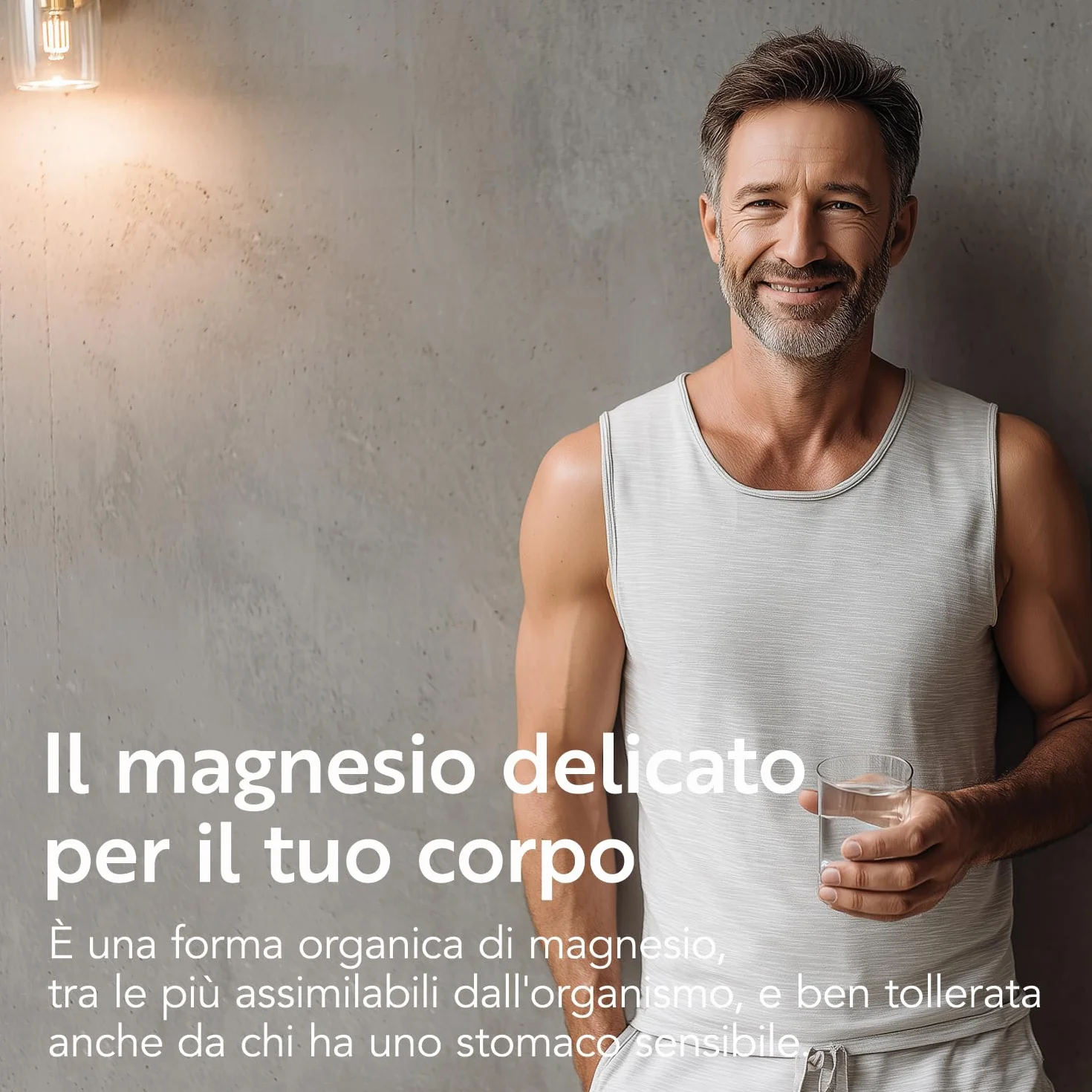 PiùLife Magnesio Bisglicinato 300mg con Vitamina B6 B1 B5 Integratore Alta Biodisponibilità per Muscoli Ossa Sistema Nervoso Stress