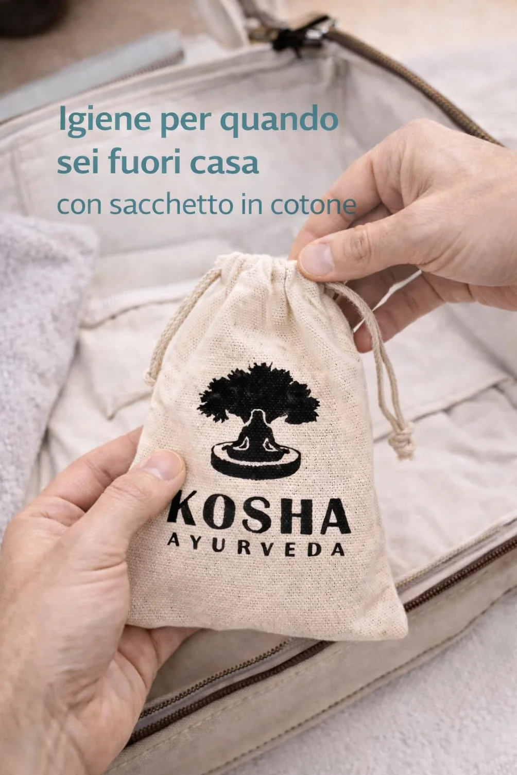 Kosha Ayurveda Nettalingua in Rame - Pulisci Lingua Antimicrobico per Alito Cattivo