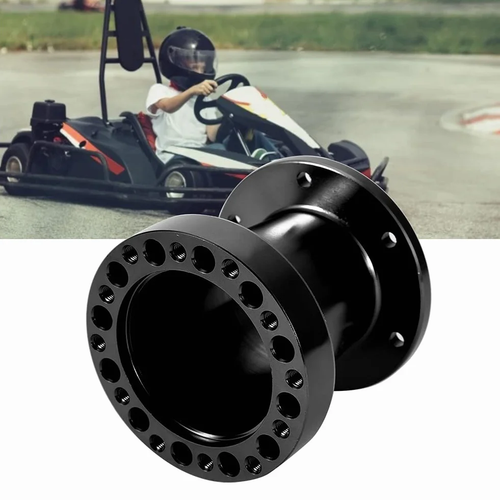 Mozzo volante universale 3 pollici in alluminio kit adattatore distanziale per auto