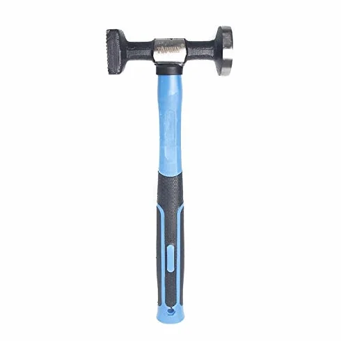 TOPWAY 7 Pezzi kit attrezzi da officina riparazione carrozzeria auto con manici in fibra di vetro, Professionale kit di martelli e tassi per carrozziere 454230