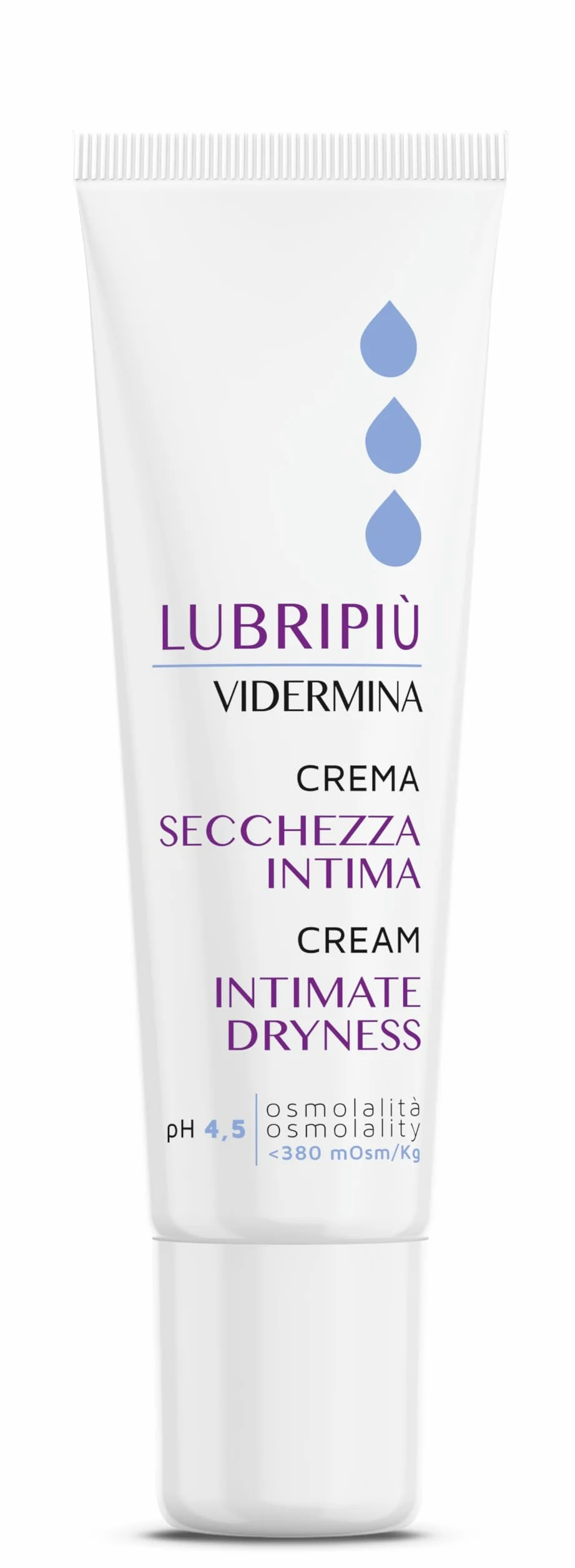 Vidermina Lubripiù Crema Intima 30 ml pH 4.5 Idratante Lenitiva Protettiva