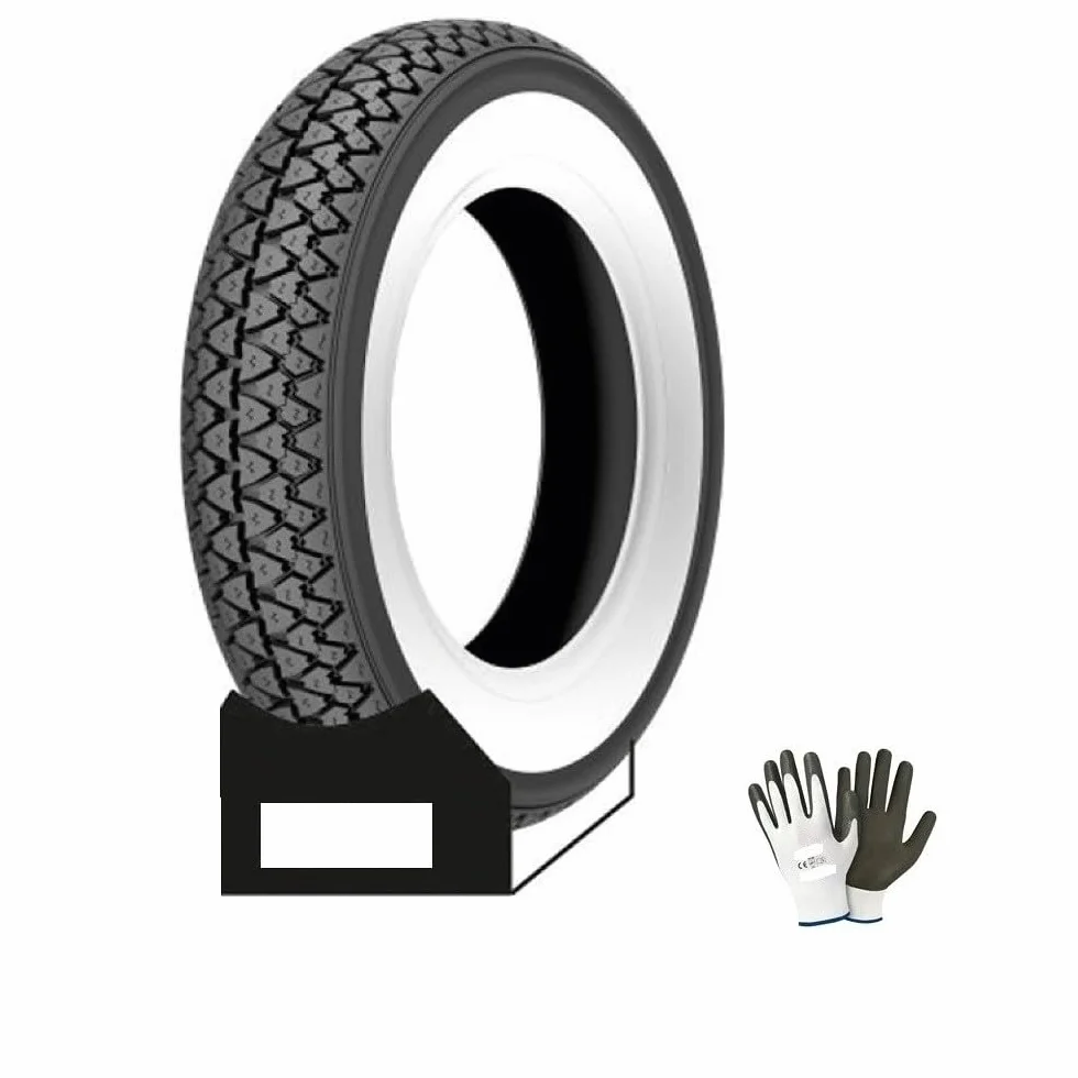 Pneumatico Kenda K333 Vespa Special 50 1972-1975 3.00-10 B14 42J Bianco e Nero