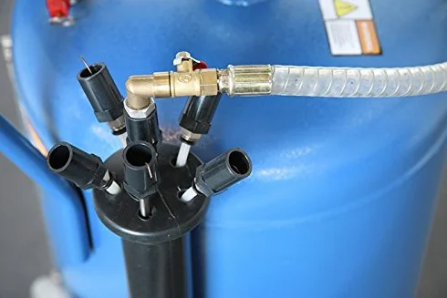 Aspiratore recuperatore olio pneumatico serbatoio da 70 Litri + sonde Fervi 0596
