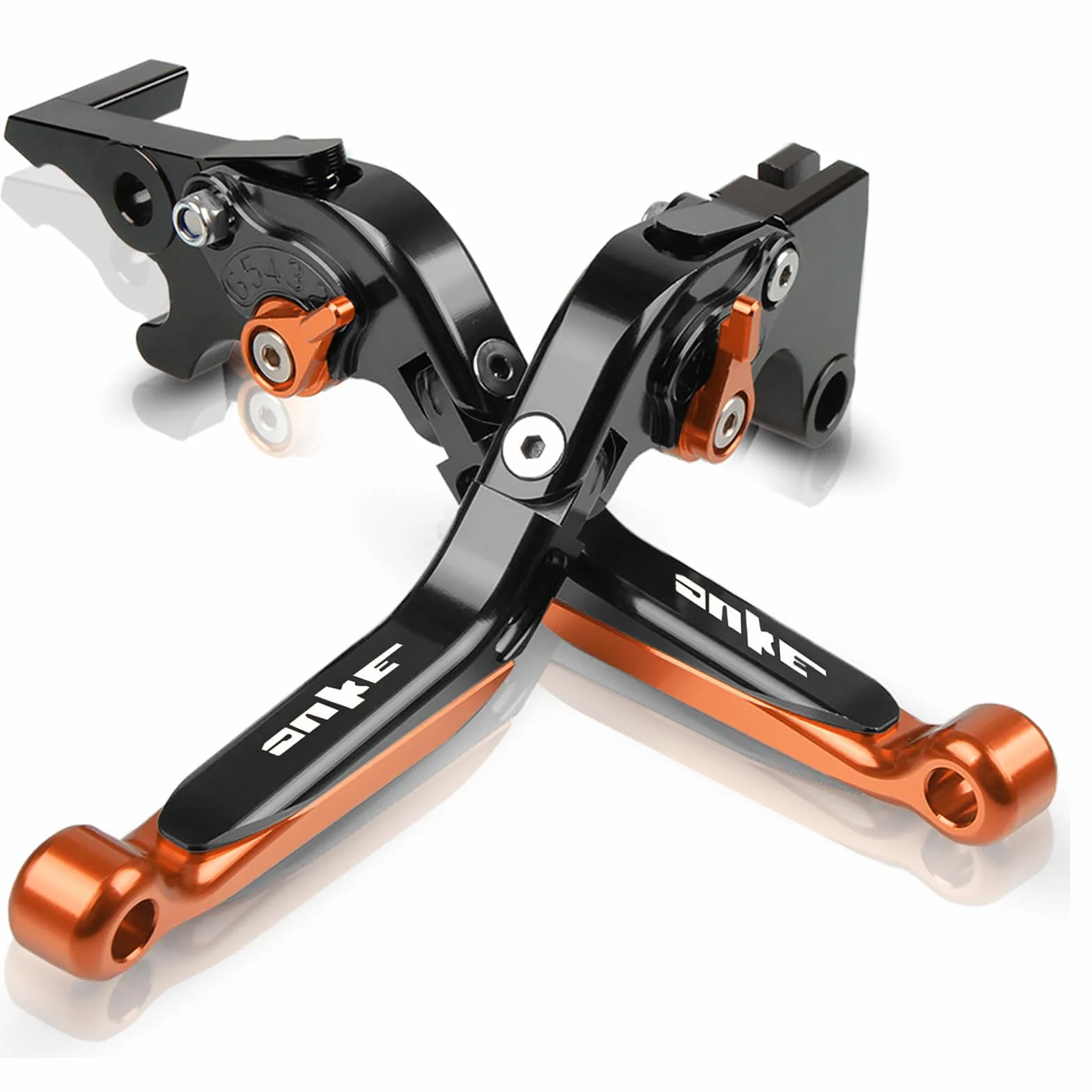 DUKE 125 390 Moto CNC Leve Freno e Frizione Set Nero/Arancione