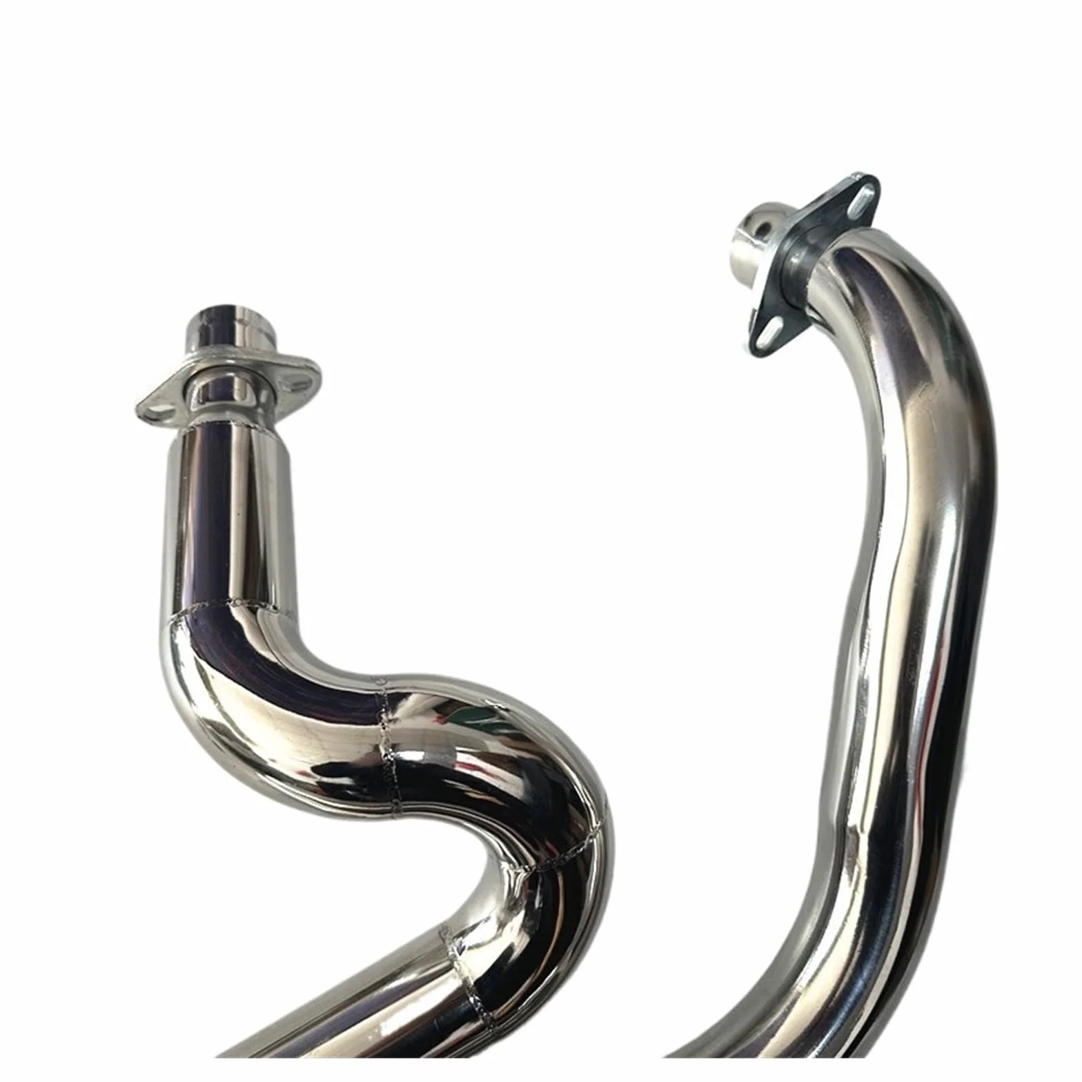Silenziatore Scarico Tubo Di Scarico Per Moto Con Silenziatore Rimovibile Per Steed Per Shadow VT400 VT600 VLX400 VLX600 VT400C VT600C VLX600