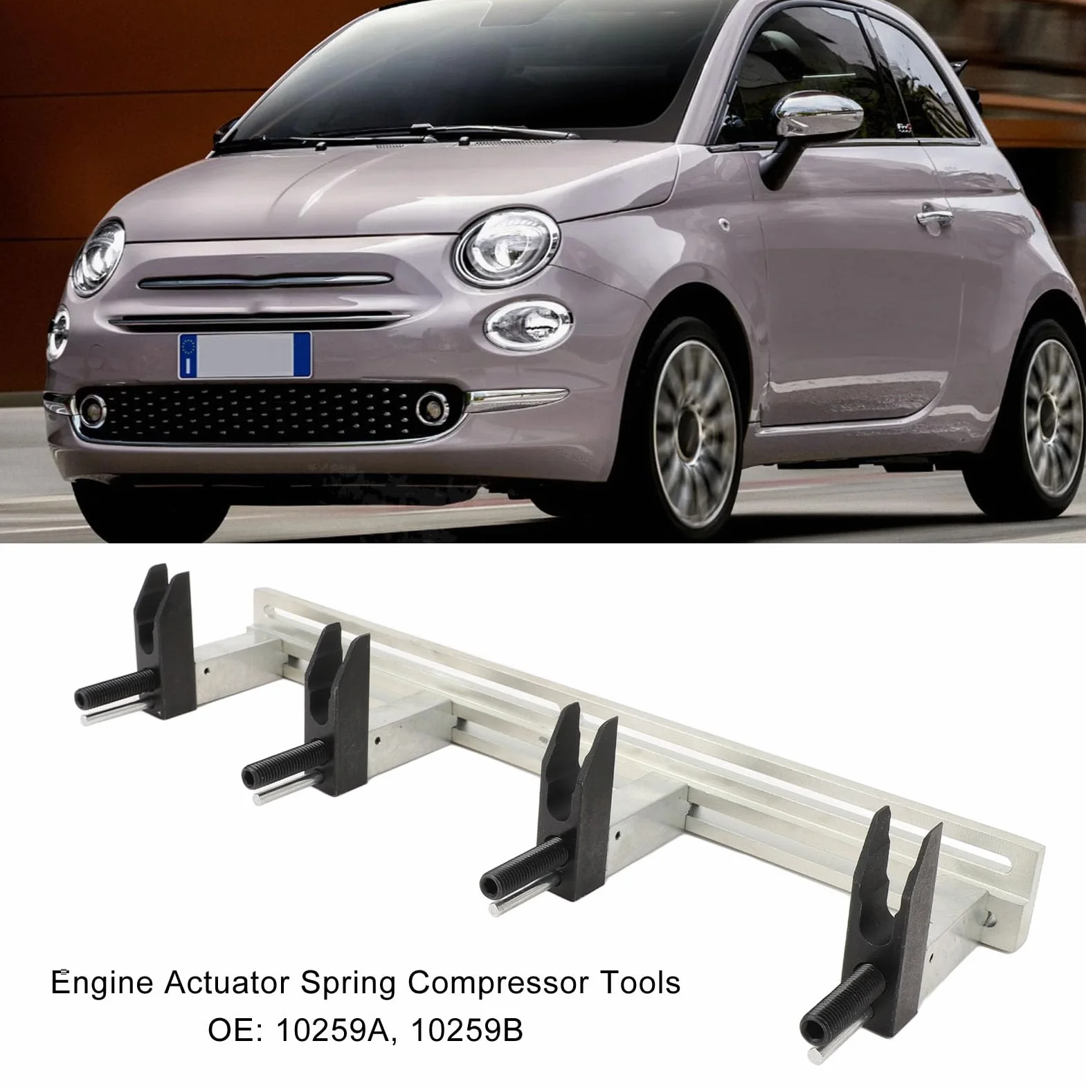 Strumento per Compressore Molla Attuatore Motore, Acciaio Legato Dalle Prestazioni Stabili, 10259B per Motori 1.4L 16V 2.4L 2012-2019, Facile Rimozione