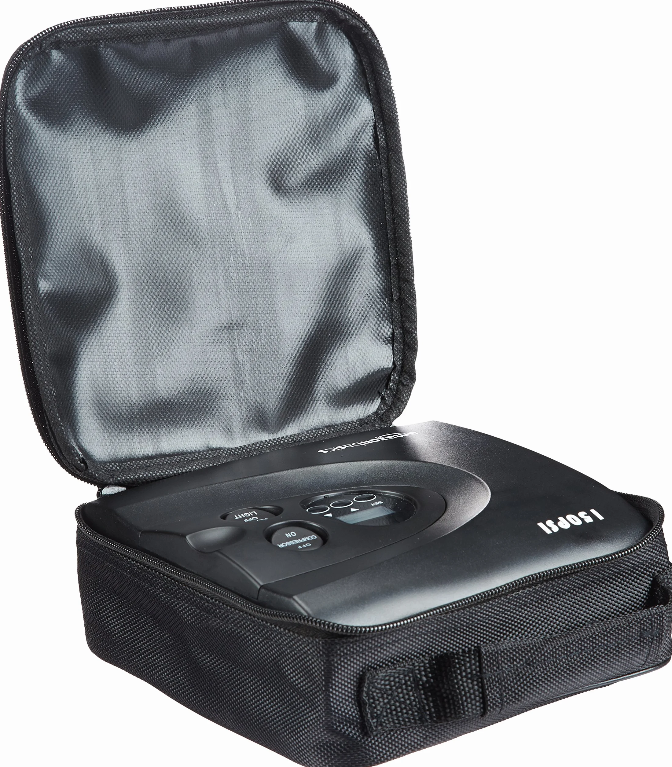Amazon Basics Compressore d'aria portatile 12 V 150 PSI nero