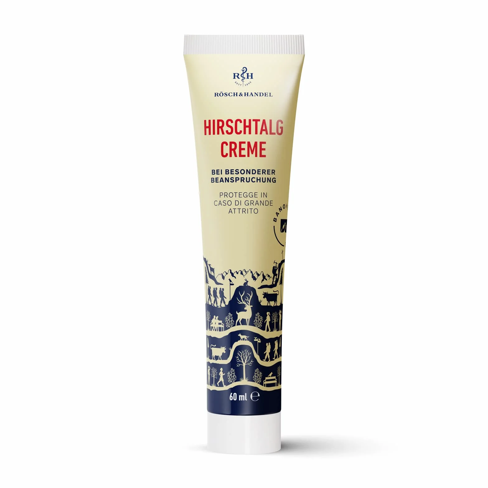 Rösch Crema al grasso di cervo 60ml contro vesciche e calli