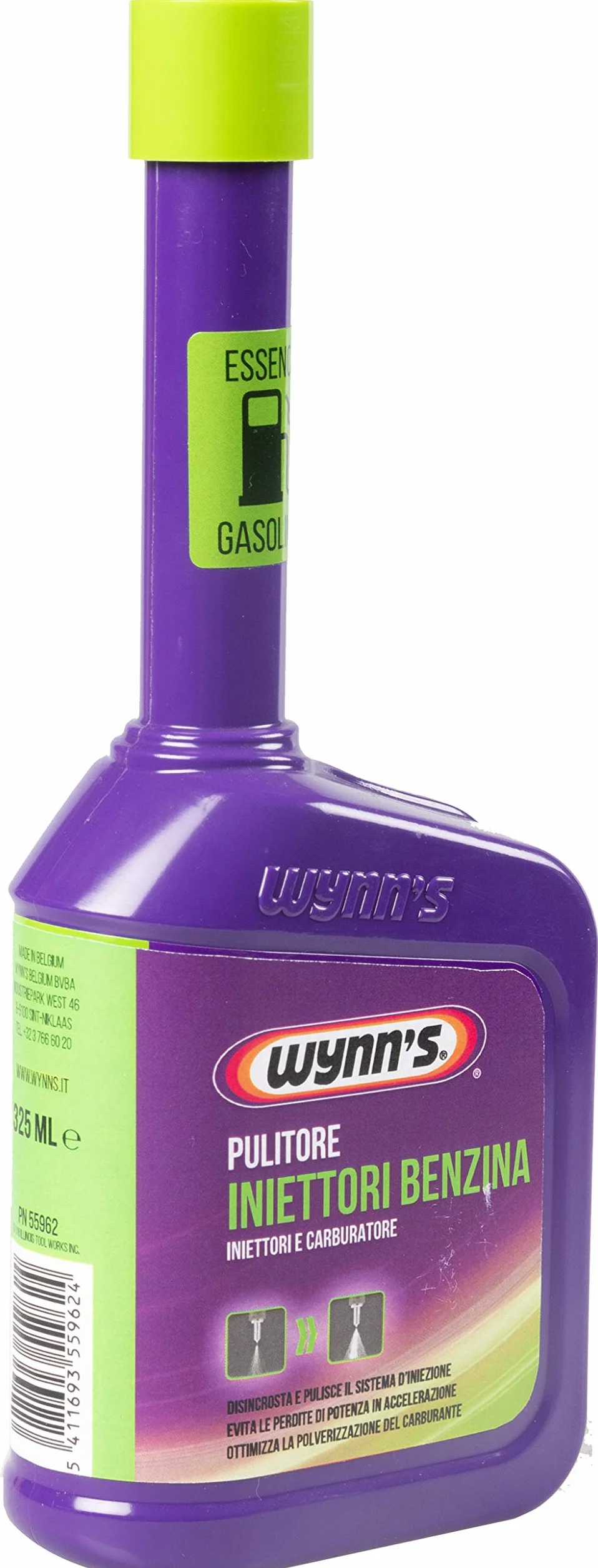 Wynn's 1243091 Pulitore Iniettori Benzina Injector Plus Cleaner, 325ml