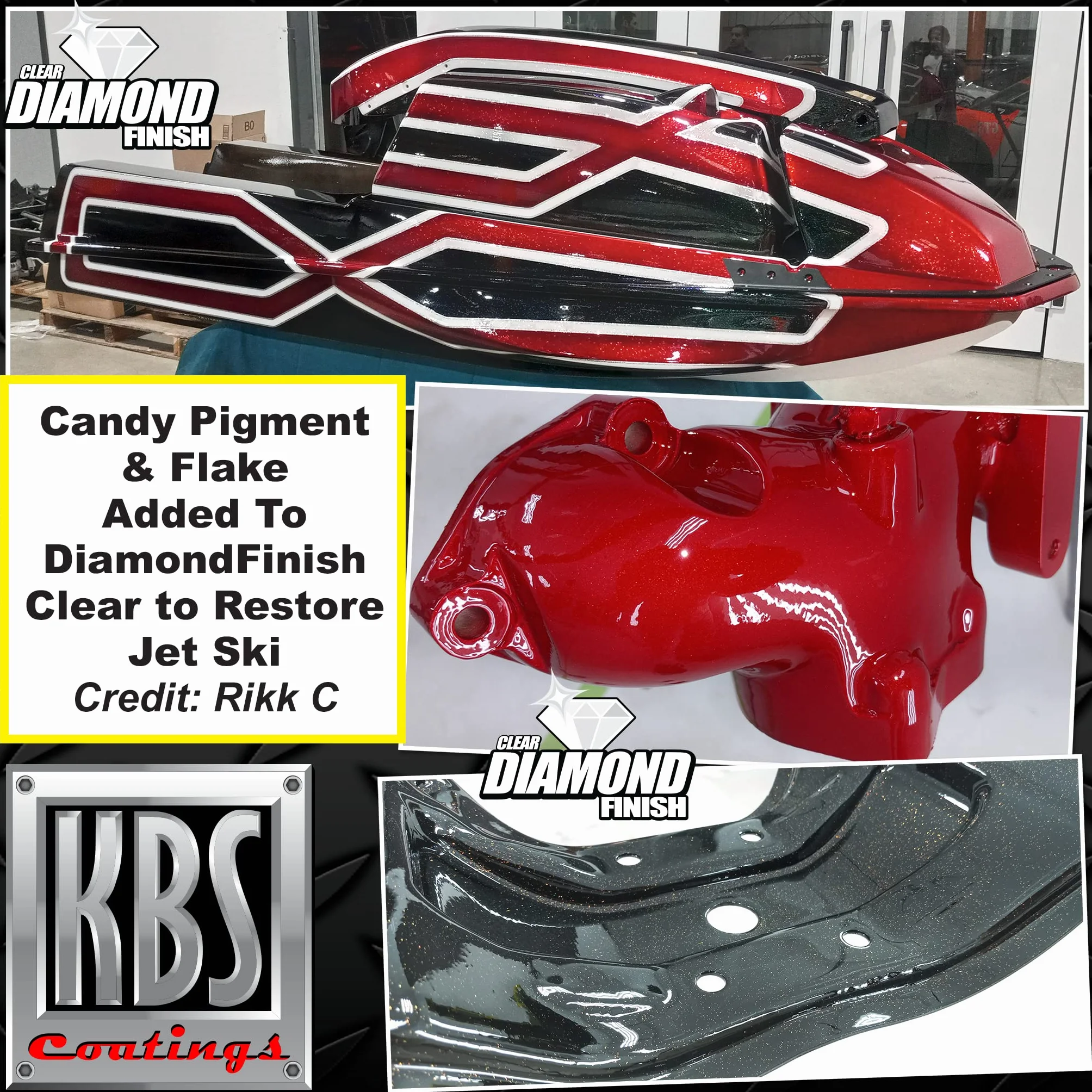 KBS Coatings 8304 DiamondFinish - Vernice trasparente da 1 pinta, cappotti fino a 50 m²