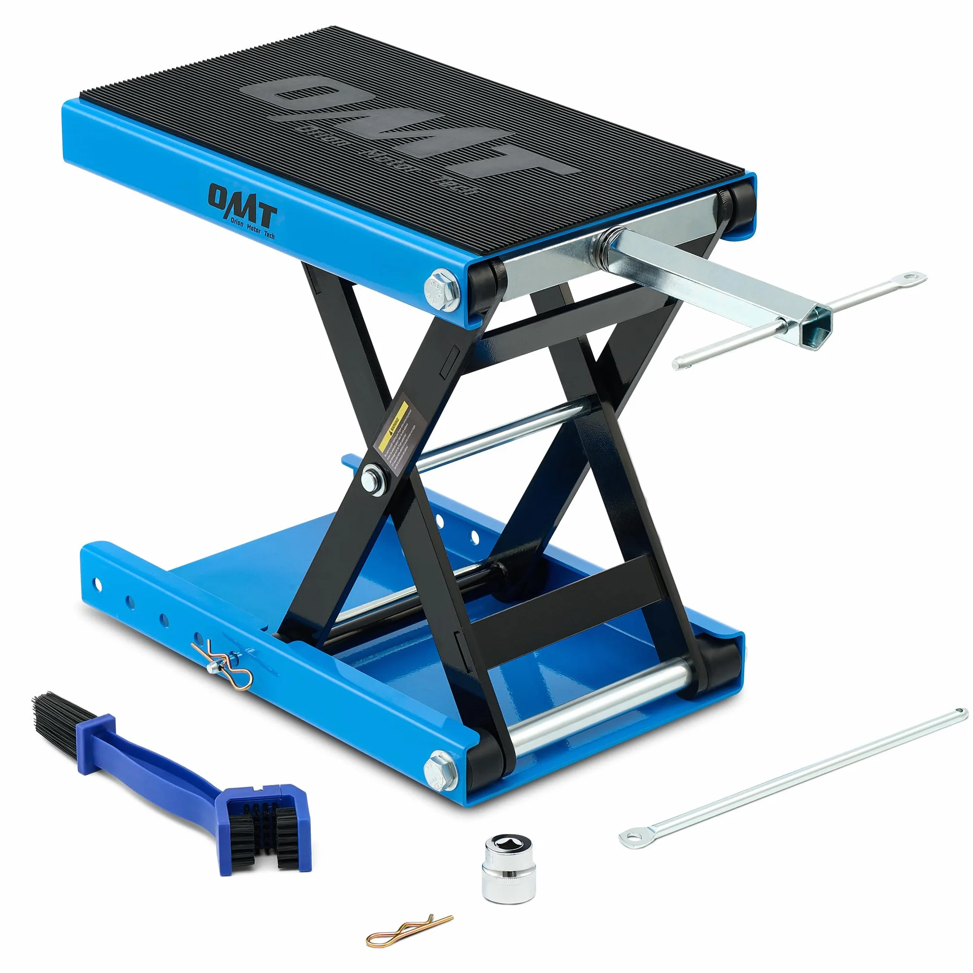 Orion Motor Tech Podnośnik Nożycowy do Motocykli 500kg 9.5-35cm 23x37cm Niebieski