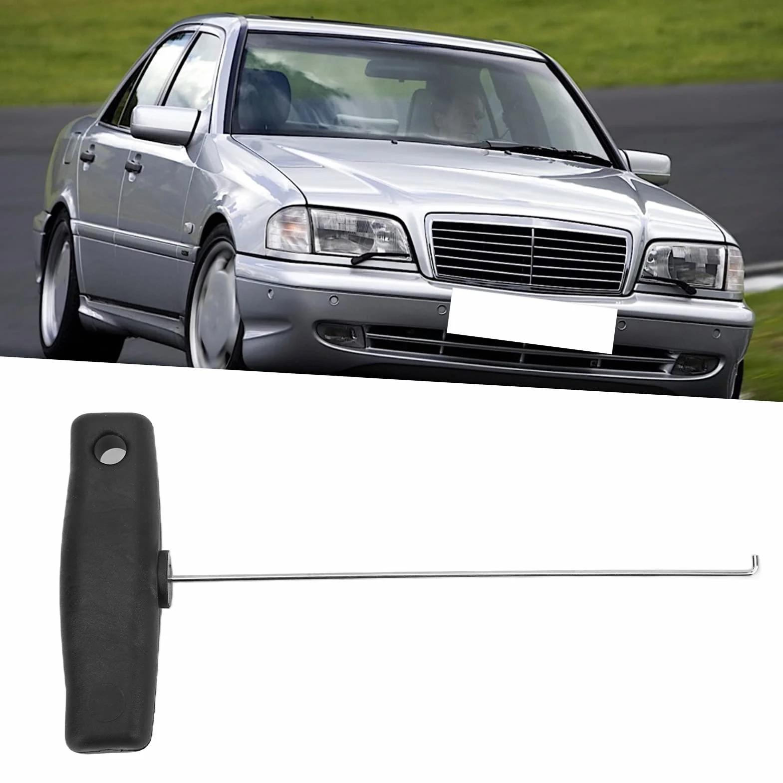 Qiilu Gancio per Tirare Uscita Aria, Strumento Rimozione Cruscotto per Mercedes-Benz Classe S E M A C G