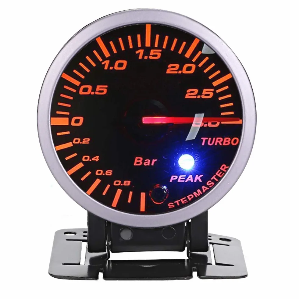 Indicatore Turbo 3 BAR 60mm, LED Doppio Colore, per Auto
