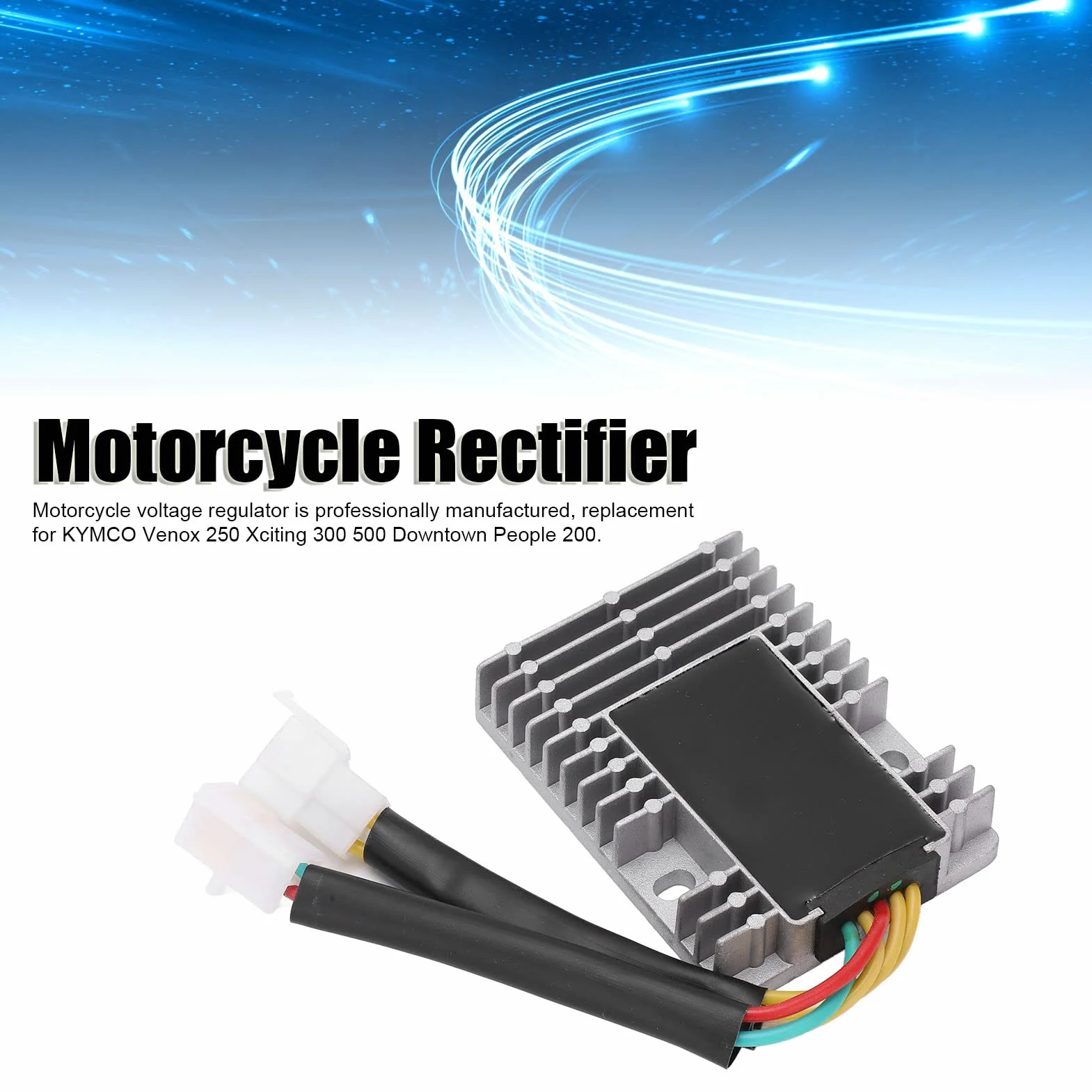 Stabilizzatore di Tensione Aramox, Sostituzione Dell'alluminio del Regolatore di Tensione del Motociclo per Venox 250 Xciting 300 500 Downtown People 200