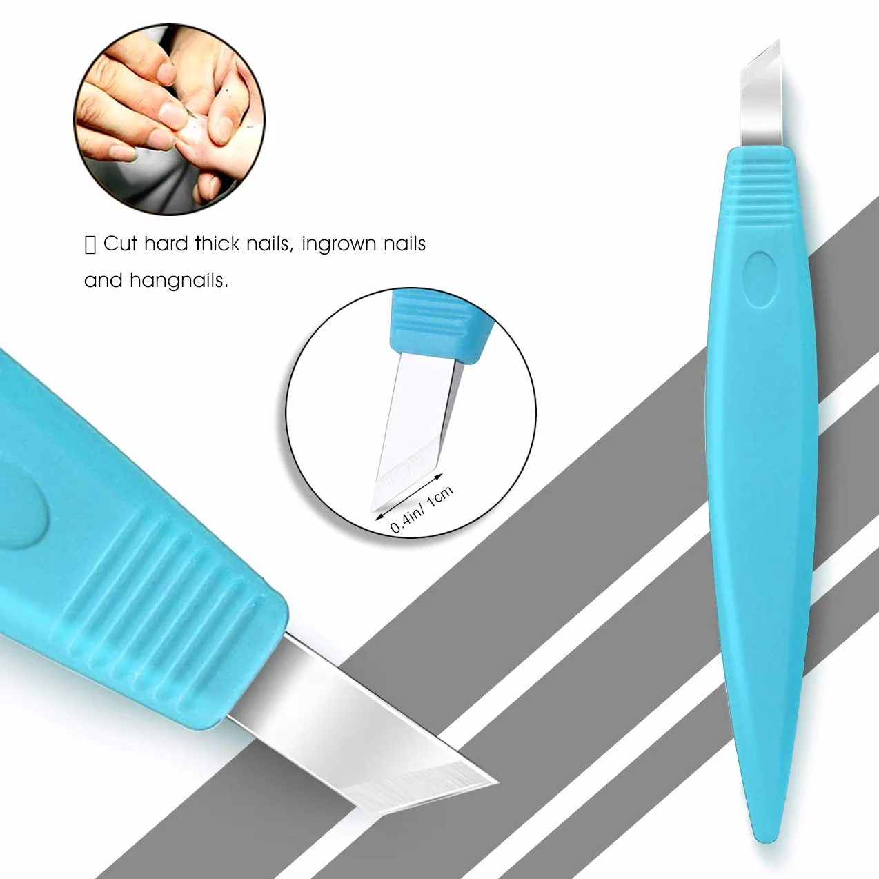 BEZOX Profesjonalny zestaw do pedicure i manicure z etui