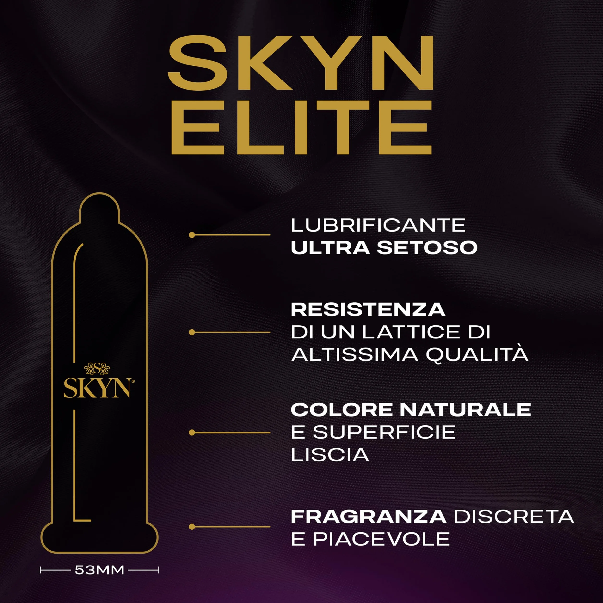 SKYN Elite Preservativi Senza Lattice Poliisoprene Ultramorbidi Ultrasottili 22 Pezzi