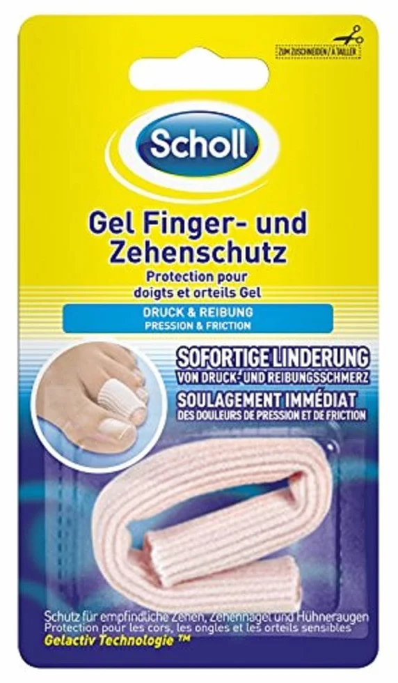 Scholl Protezione per dita in gel con Gelactiv Technology, copridito, 1 pezzo