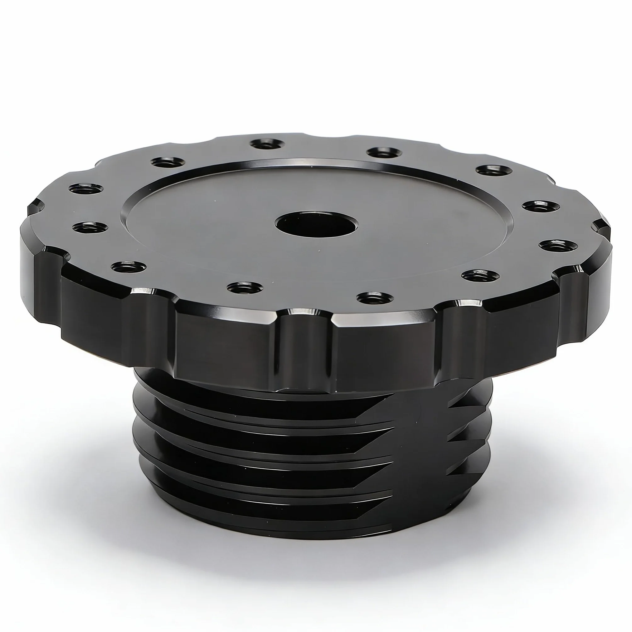Adattatore per Volante da Gioco per Adattatore per Volante in Alluminio Professionale, Adattatore per Ruota per T300 T500 TS PC TS XW (nero)