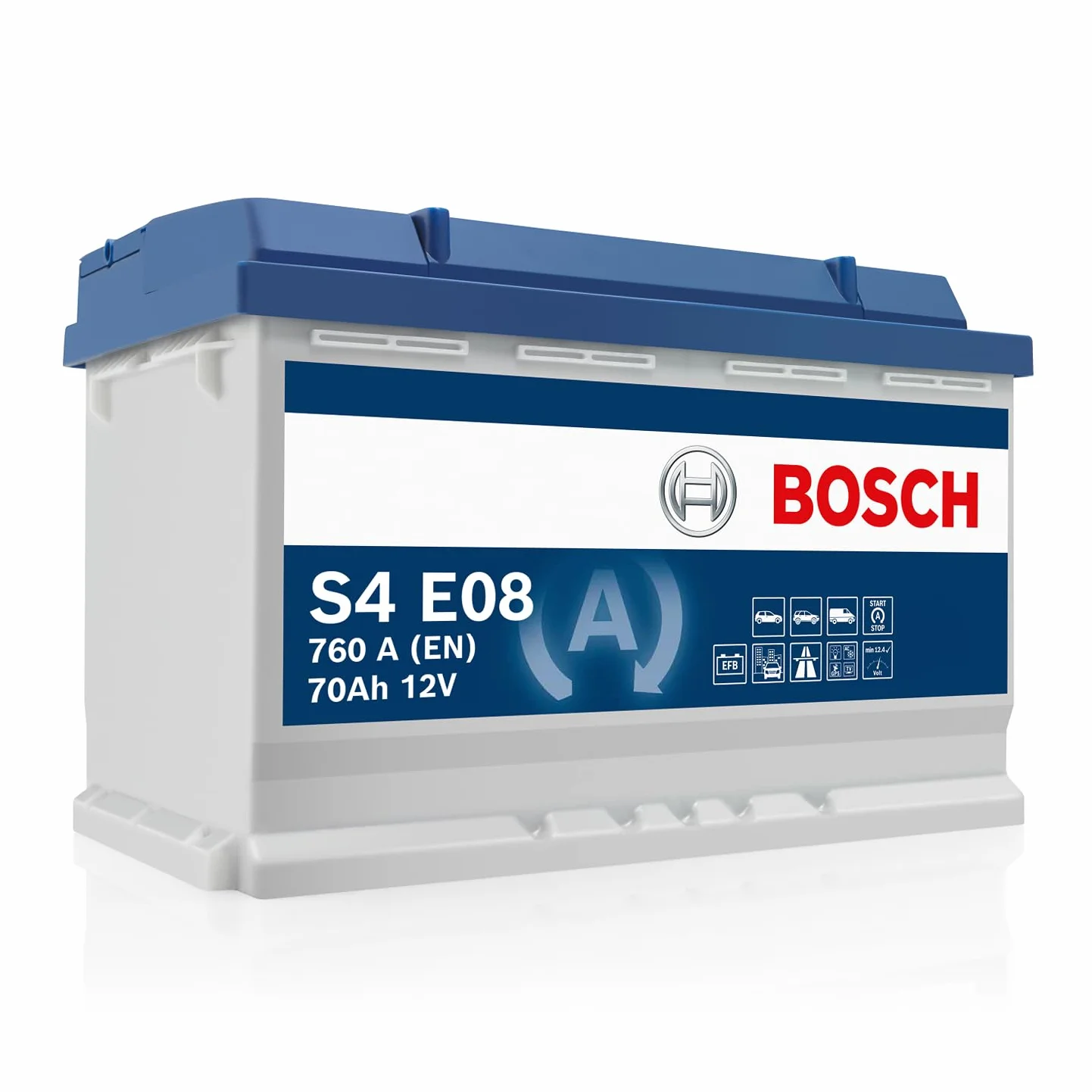 BOSCH Batteria 70 Ah 760 A/EN 0 092 S4E 081 278mm 175mm 190mm