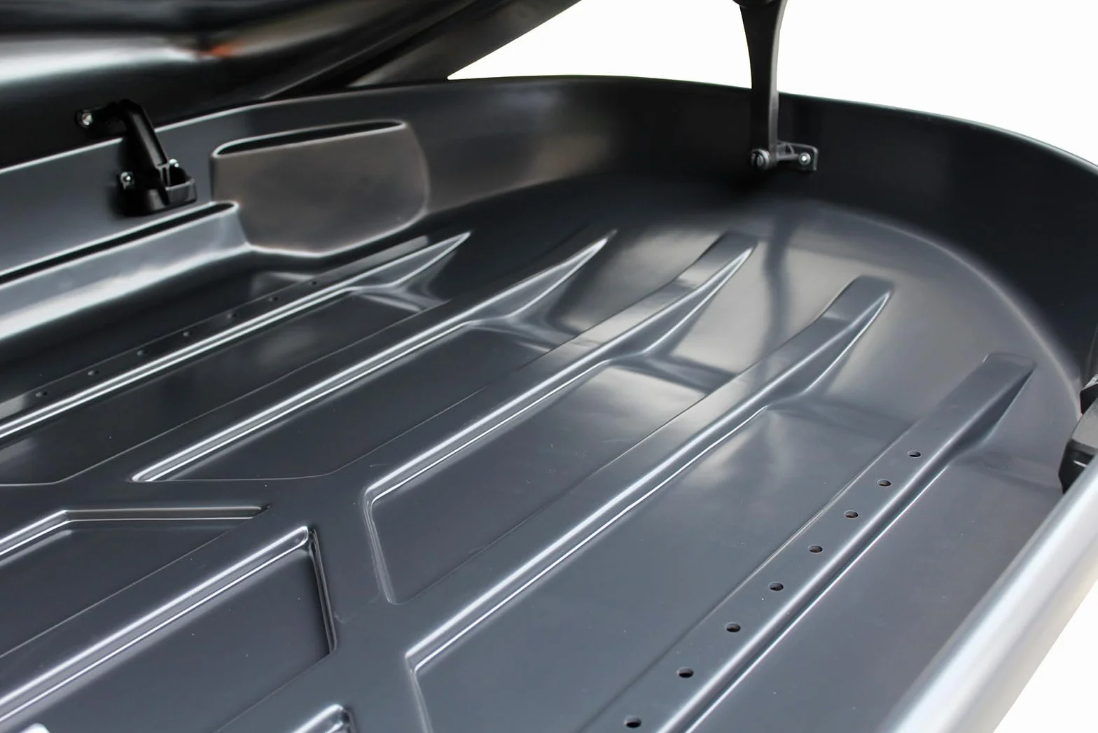 Box Auto Tetto Baule 500L Portapacchi Universale 202x89x38 cm ABS UV Laterale DX Premontato Portabagagli Bagagliaio Siluro Portatutto per Auto Tetto Compatibile ISO/PAS 11154:2006
