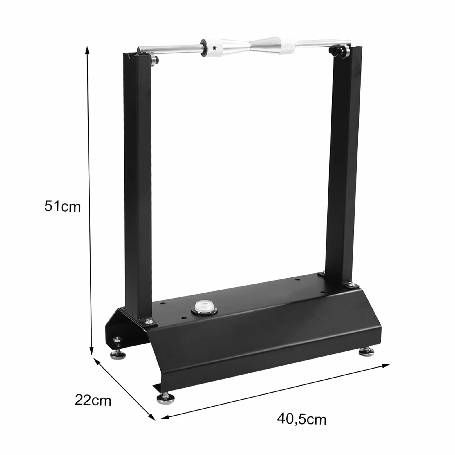 COSTWAY Equilibratrice per Ruote di Bici e Moto, Equilibratrice Statica con Base e Coni Regolabili, Equilibratrice Portatile per Bilanciare Pneumatici di Moto e Bici