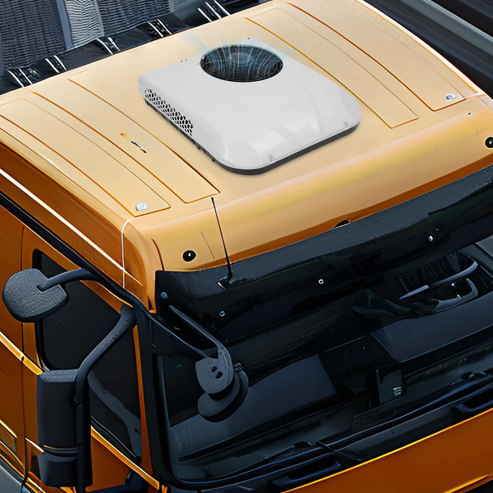 Climatizzatore da tetto 12 V silenzioso elettrico per auto AC riscaldamento raffreddamento universale camper roulotte campeggio camion furgoni