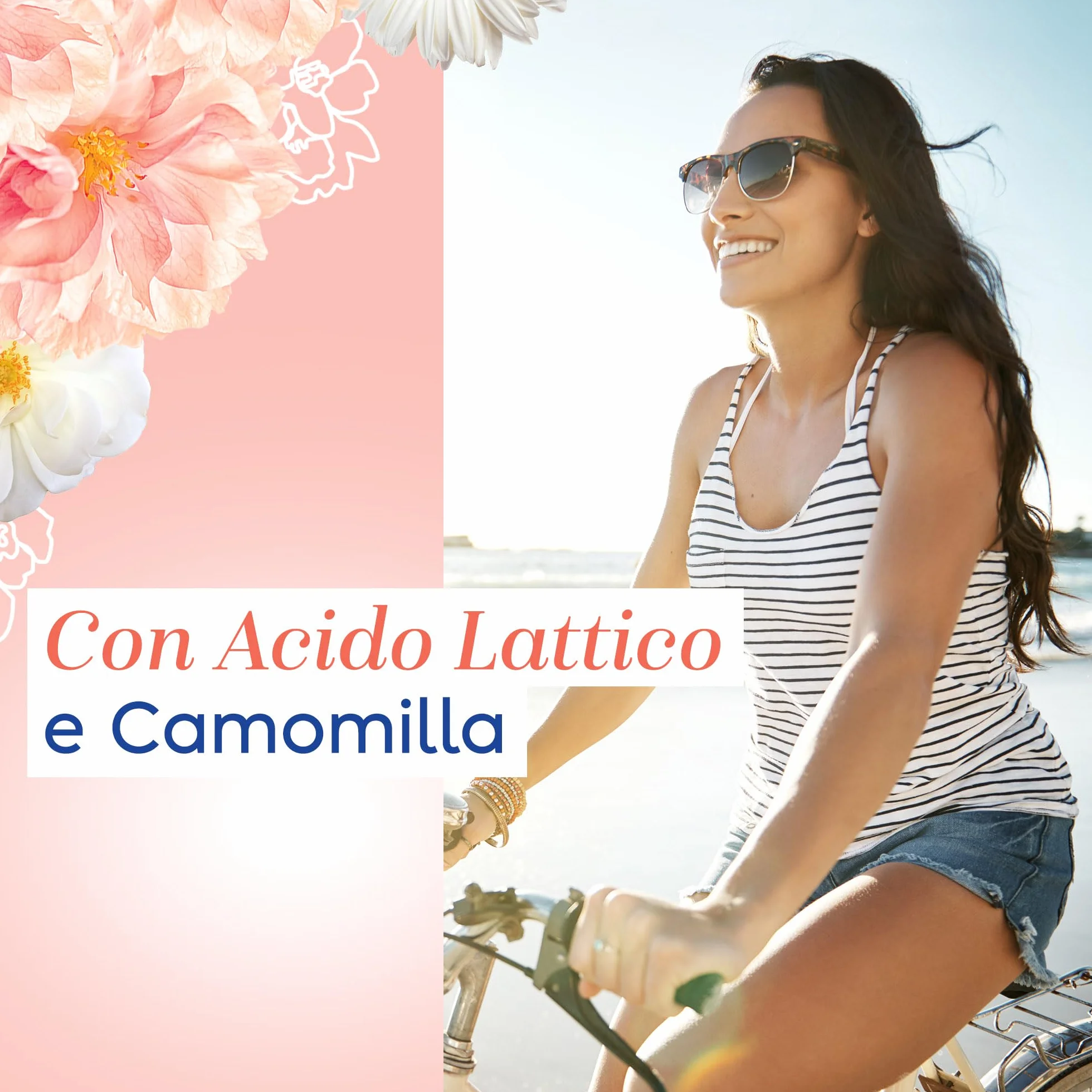 Vagisil Detergente Intimo Donna Scentsitive Ai Fiori di Pesco, Igiene Intima, Rispetta Il pH Intimo, 250 ml