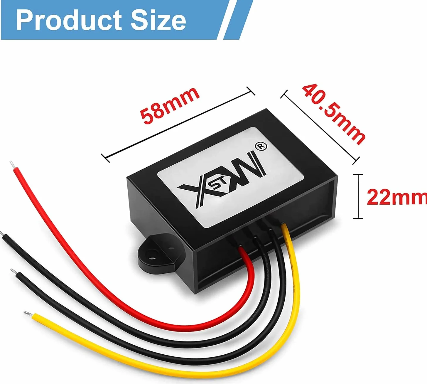 DC 9-36V 12V 24V Boost Buck Converter 1A 24W Inverter for Truck Automotive