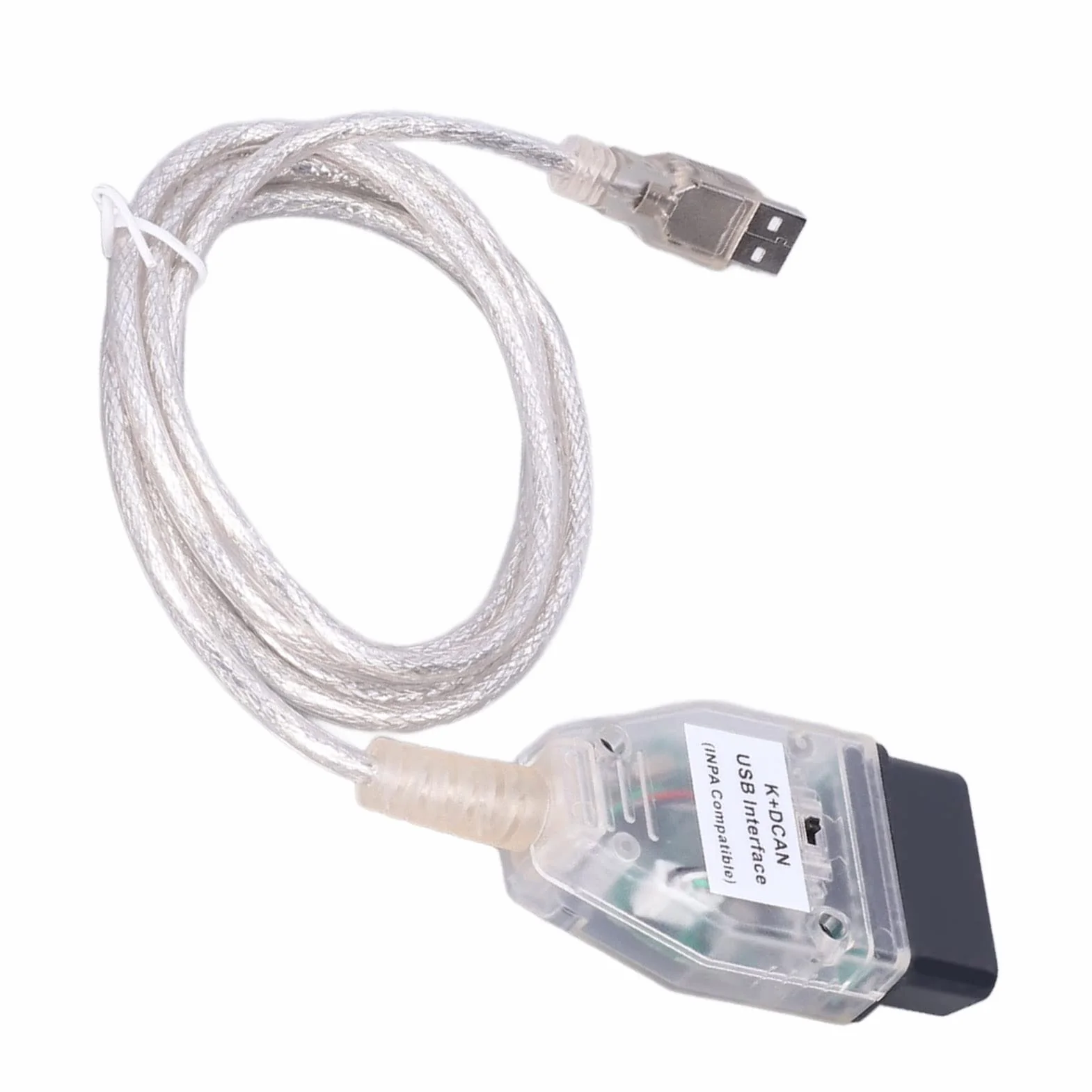 Cavo USB K+DCAN OBD2 Diagnostico Auto per Programmazione Driver