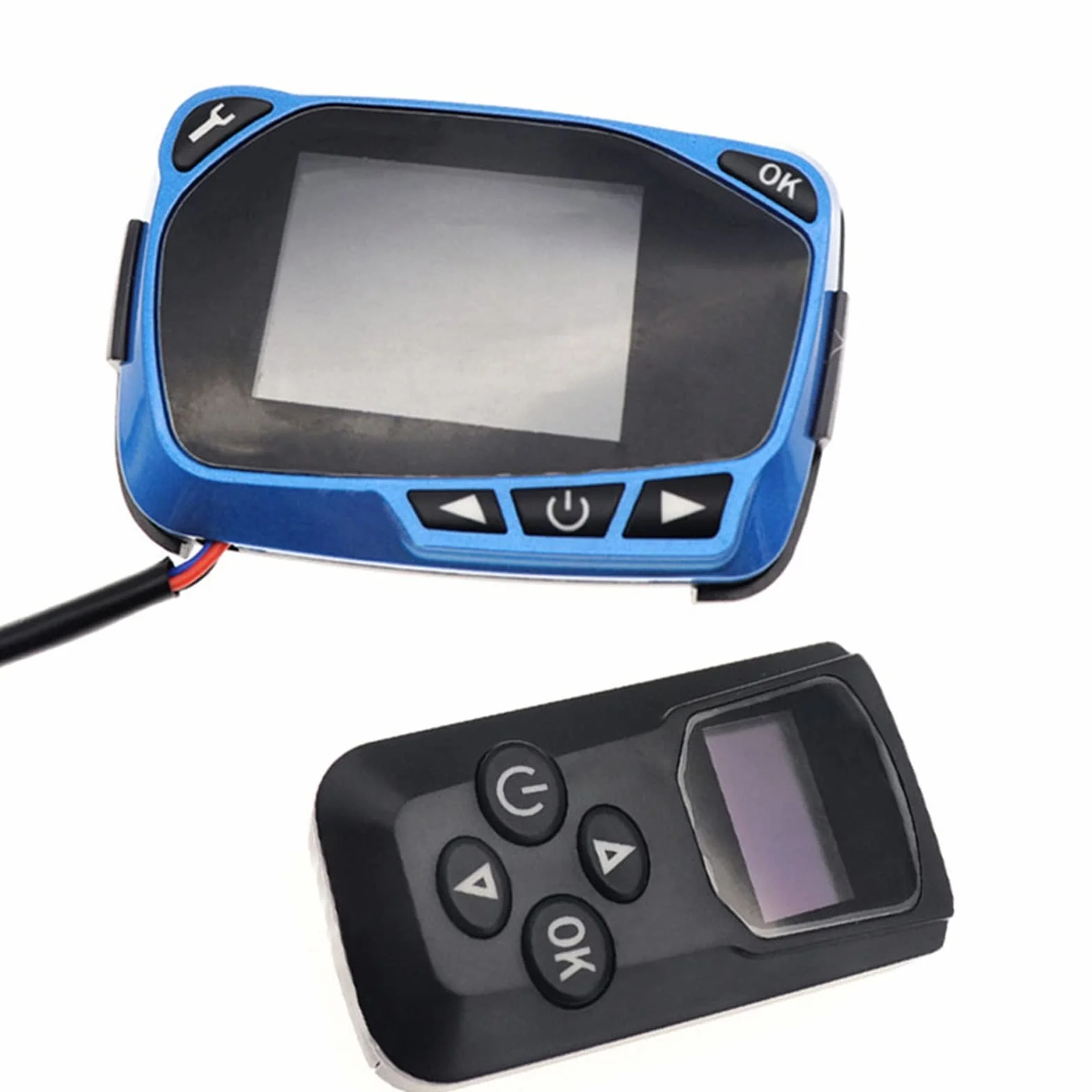 12V/24V Fit For Display LCD Termostato Monitor Interruttore + Accessori For Telecomando For 5kw/8kw Riscaldatore Auto Parcheggio Auto Diesel Riscaldatore Parti e accessori del riscaldatore(