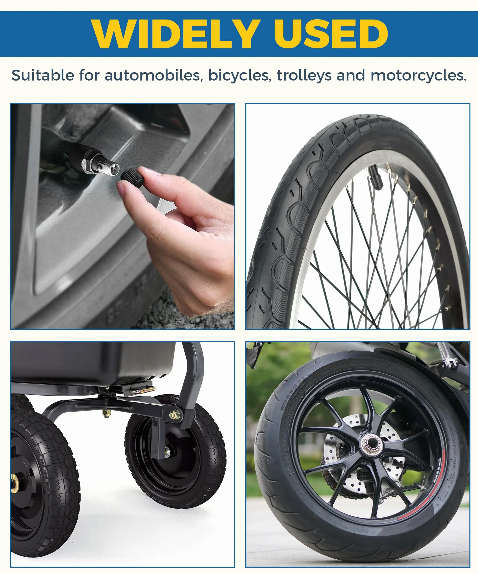 Flaconi 20PCS Tappini Gomme Auto,Tappi Valvole Pneumatici Auto,Tappi Pneumatici Auto,Tappi Ruote Auto,Tappino Bici con o-ring,Universali Tappini Gomme Auto Cappuccio Valvola per Biciclette/Moto/Camion