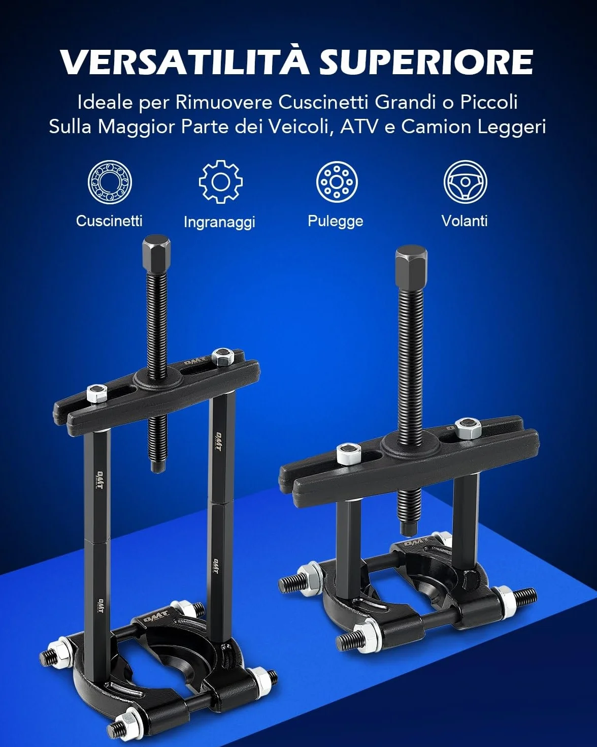 Orion Motor Tech Estrattore per Cuscinetti 5T Ganasce 50-76 mm 14 Pezzi Separatore