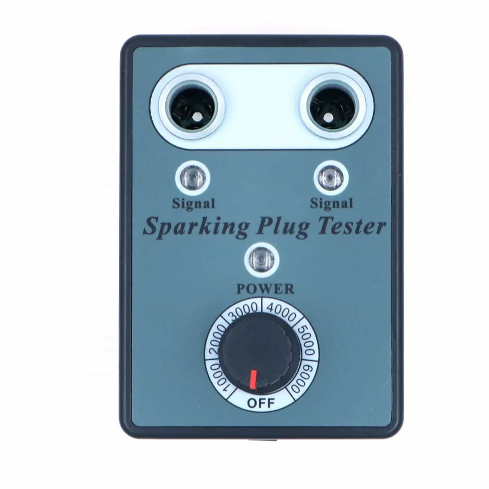 Tester per Candele di Accensione 12V con Rilevatore a Doppio Foro Regolabile per Auto Benzina