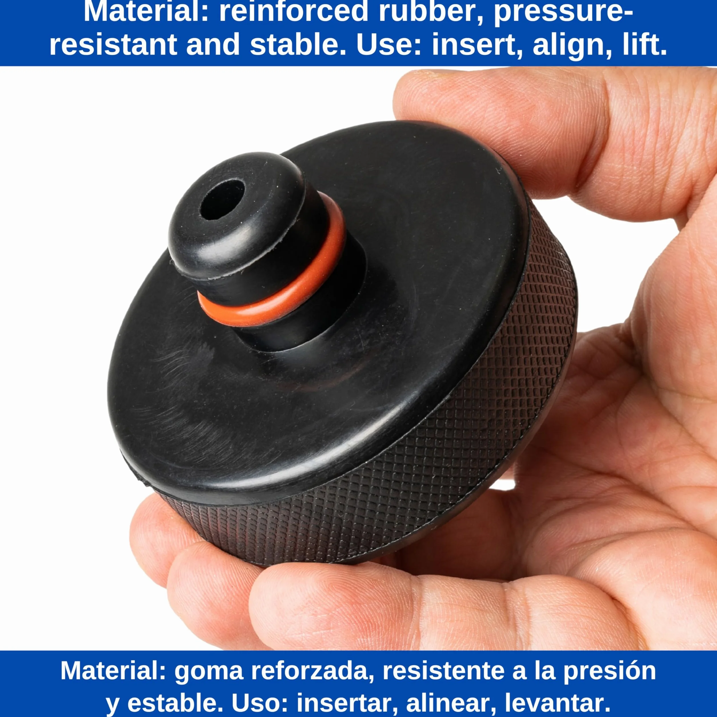 Supporto Universale in Gomma 76 x 25 mm per Martinetto con Blocco Antiscivolo per Tesla Model 3 Y S X