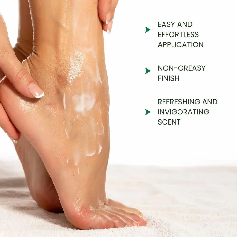 Crema Piedi Anti Fungo Olio Albero di Tè 250 ml Deodorante Piedi