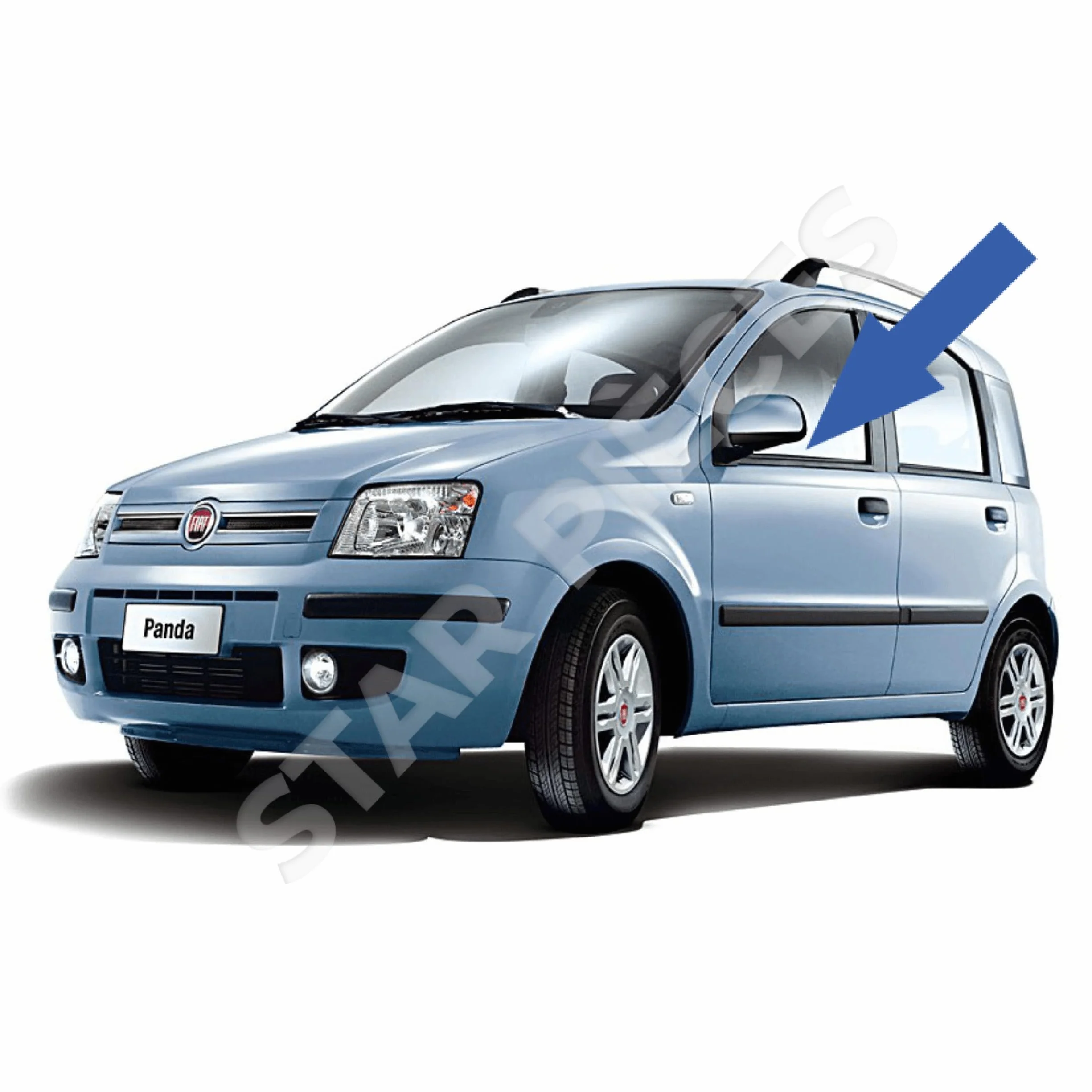 STARKIT PERFORMANCE Alzacristallo compatibile Fiat Panda 169 2003-2012 Antieriore Sinistro 46803652 51846385