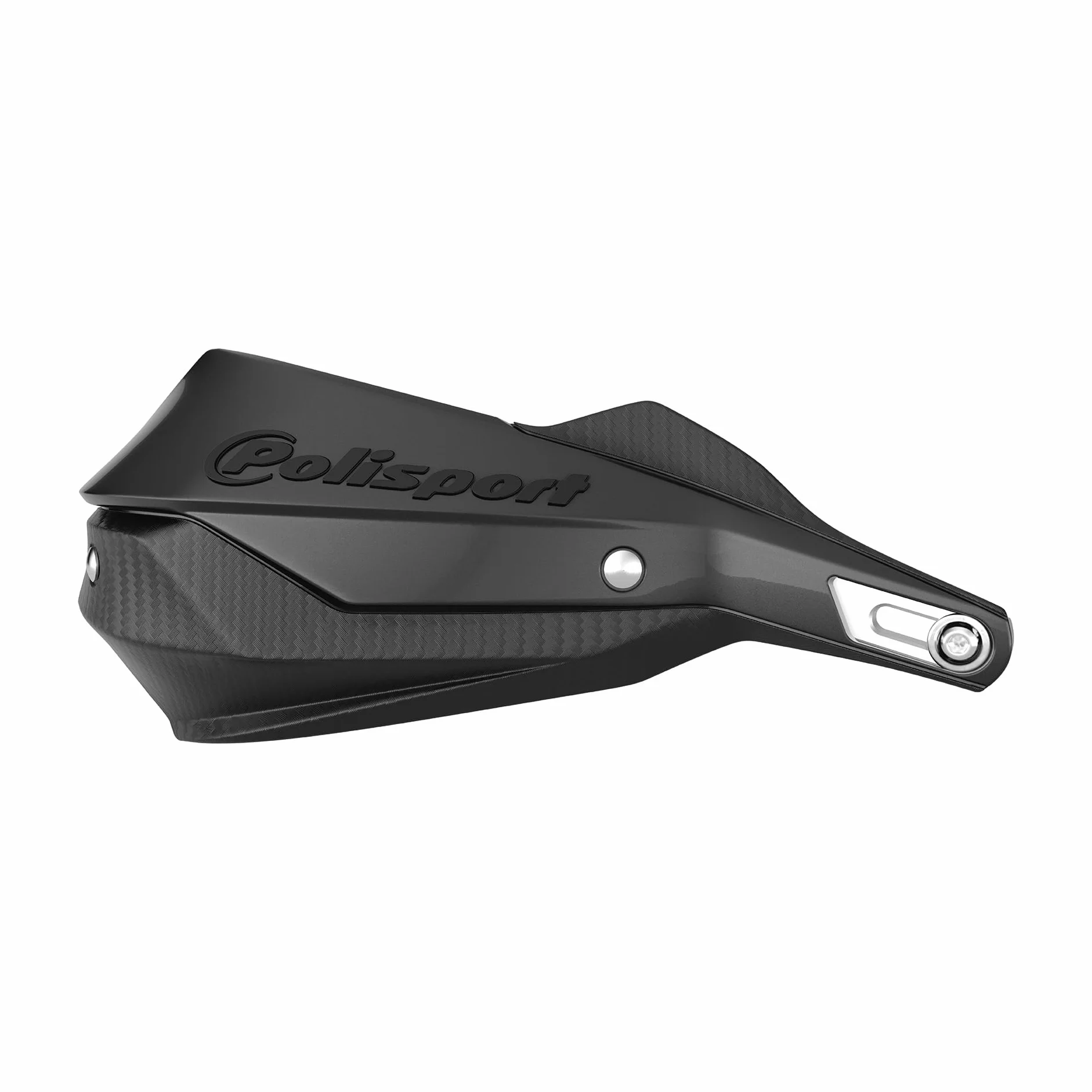 POLISPORT 8308800002 - Paramani TRAIL BLAZER 2 punti di fissaggio con barra in plastica MX-Style in plastica con kit di montaggio incluso compatibile con tutti i modelli MX/enduro en color nero
