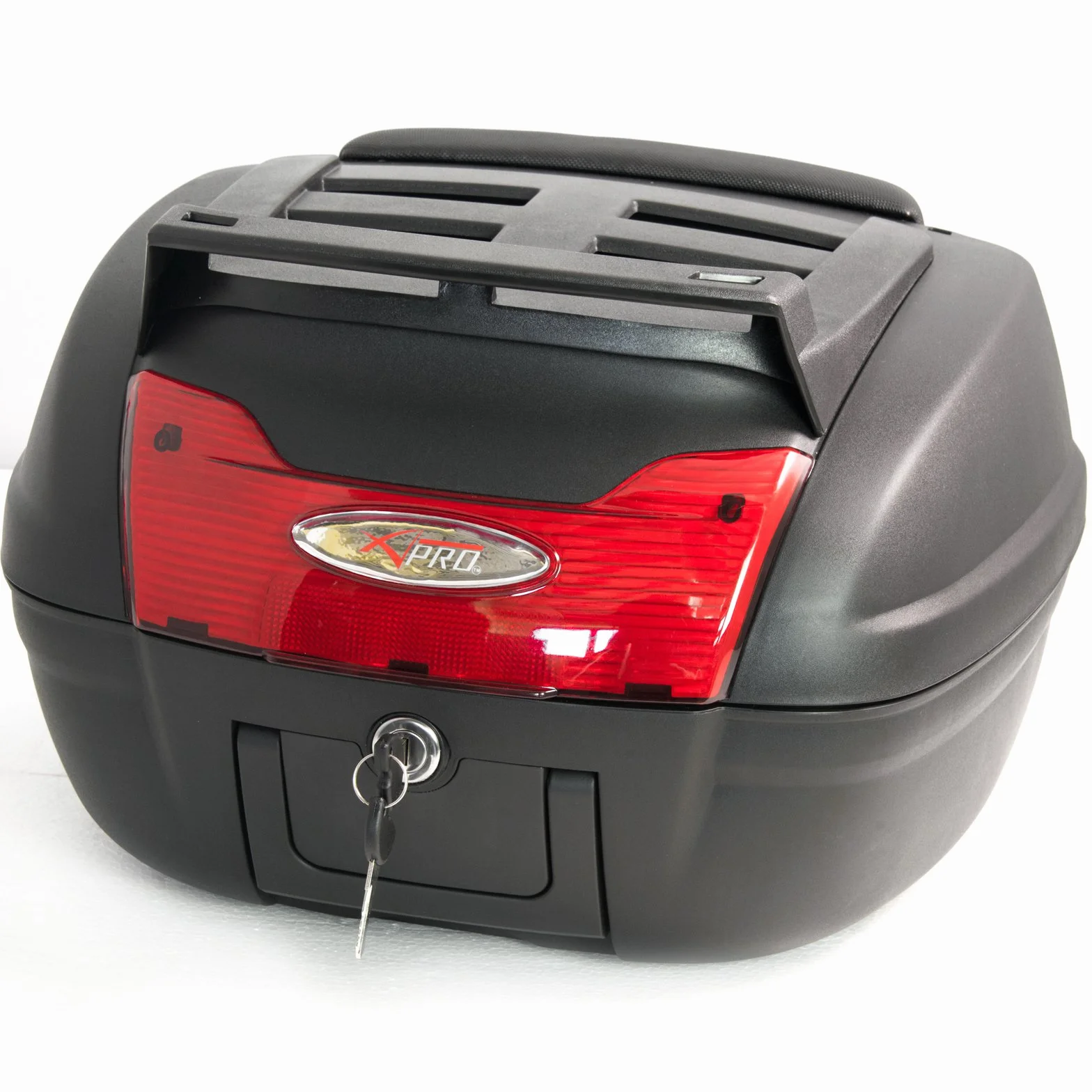 Bauletto Moto Scooter Baule Valigia Rigida Touring Universale Porta Pacchi Nero