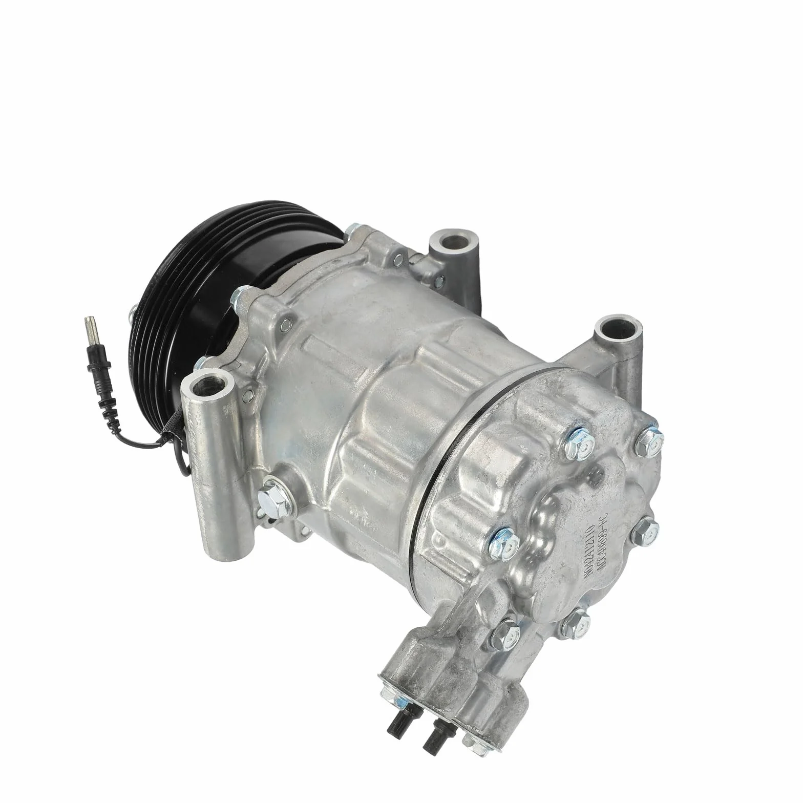 Frankberg Compressore dell'aria condizionata con frizione Benzina Compatibile Clio II Twingo I Logan Kangoo 8200840899