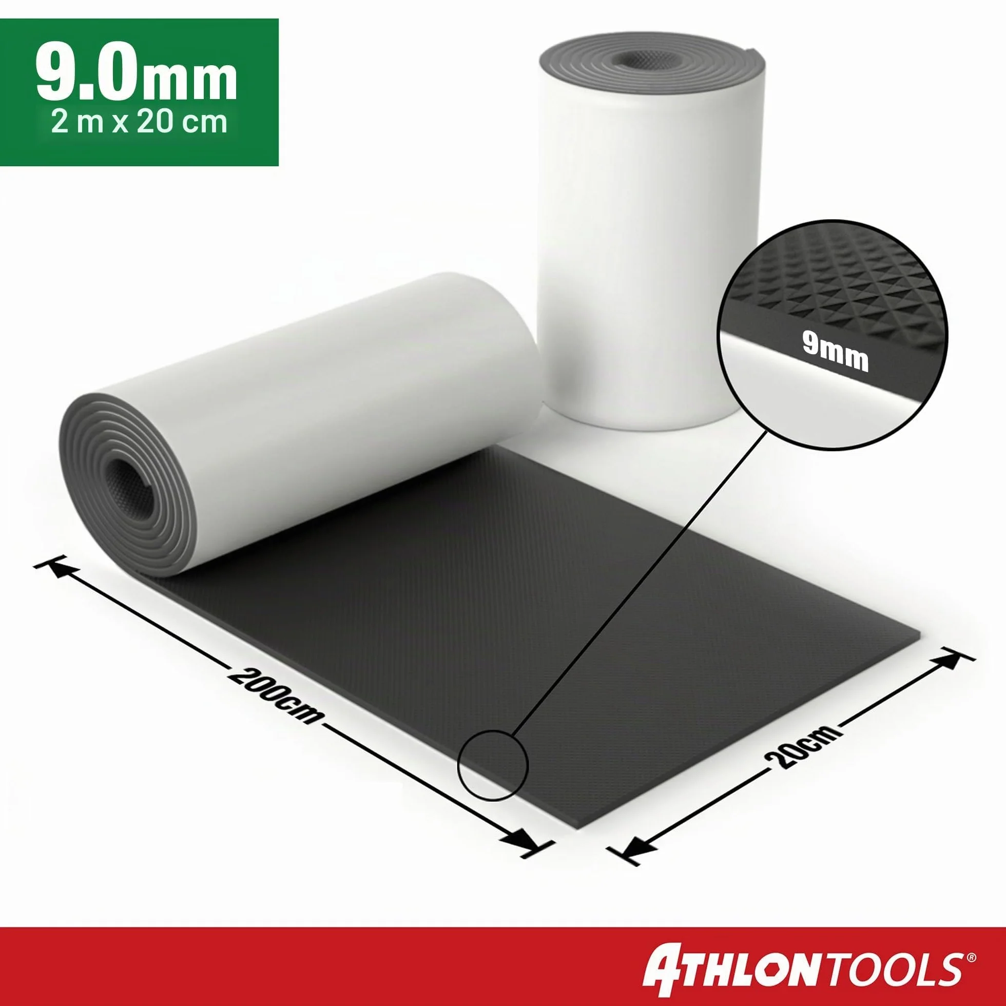 ATHLON TOOLS FlexProtect protezione parete garage 2m autoadesiva idrorepellente