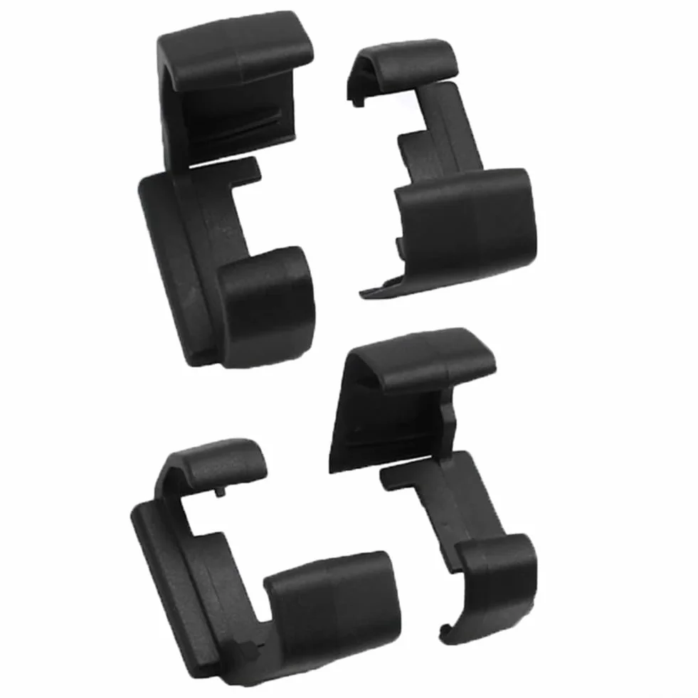 4 guide scorrevoli per coprisedili auto, per ID.4X 2021-2025, anteriore posteriore sinistro destro, OEM 11D881347 11D881348, parti interne di ricambio in plastica nera
