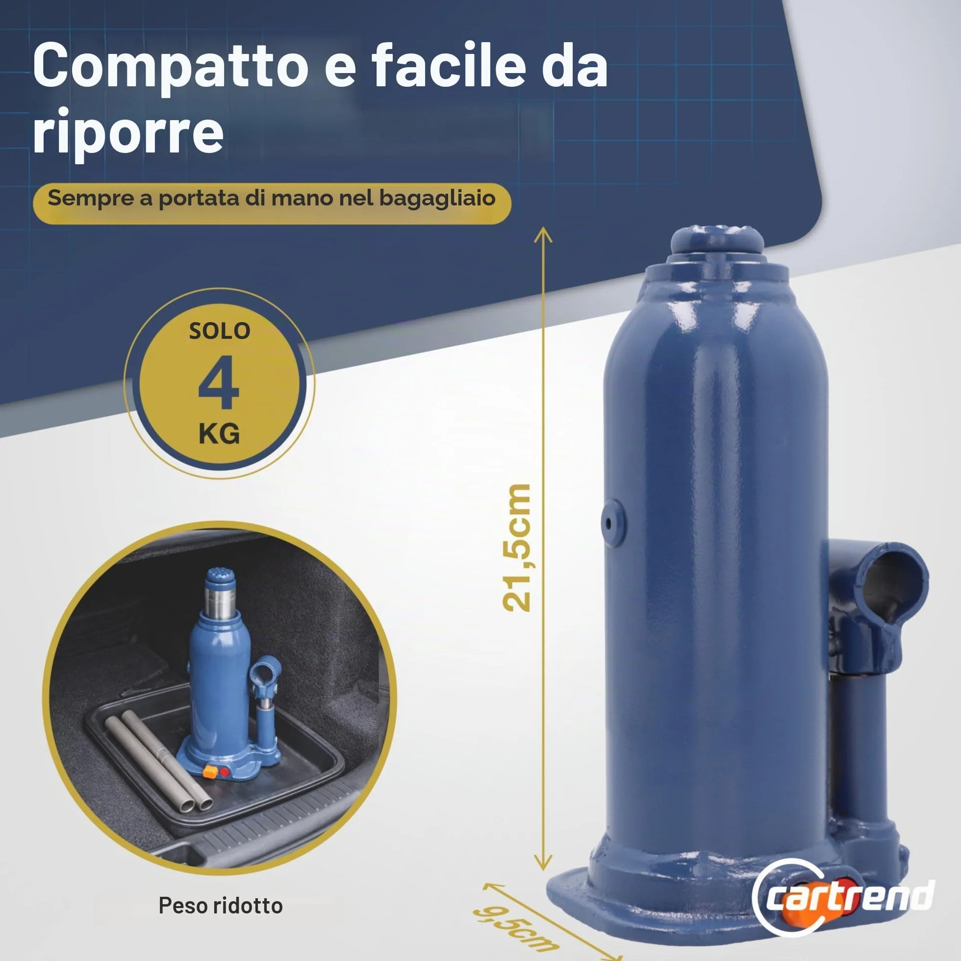 CARTREND Martinetto idraulico 10007