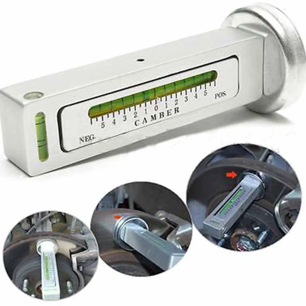 Calibro universale magnetico per auto e camion EMVANV, angolo di allineamento montante campanatura inclinazione ruota