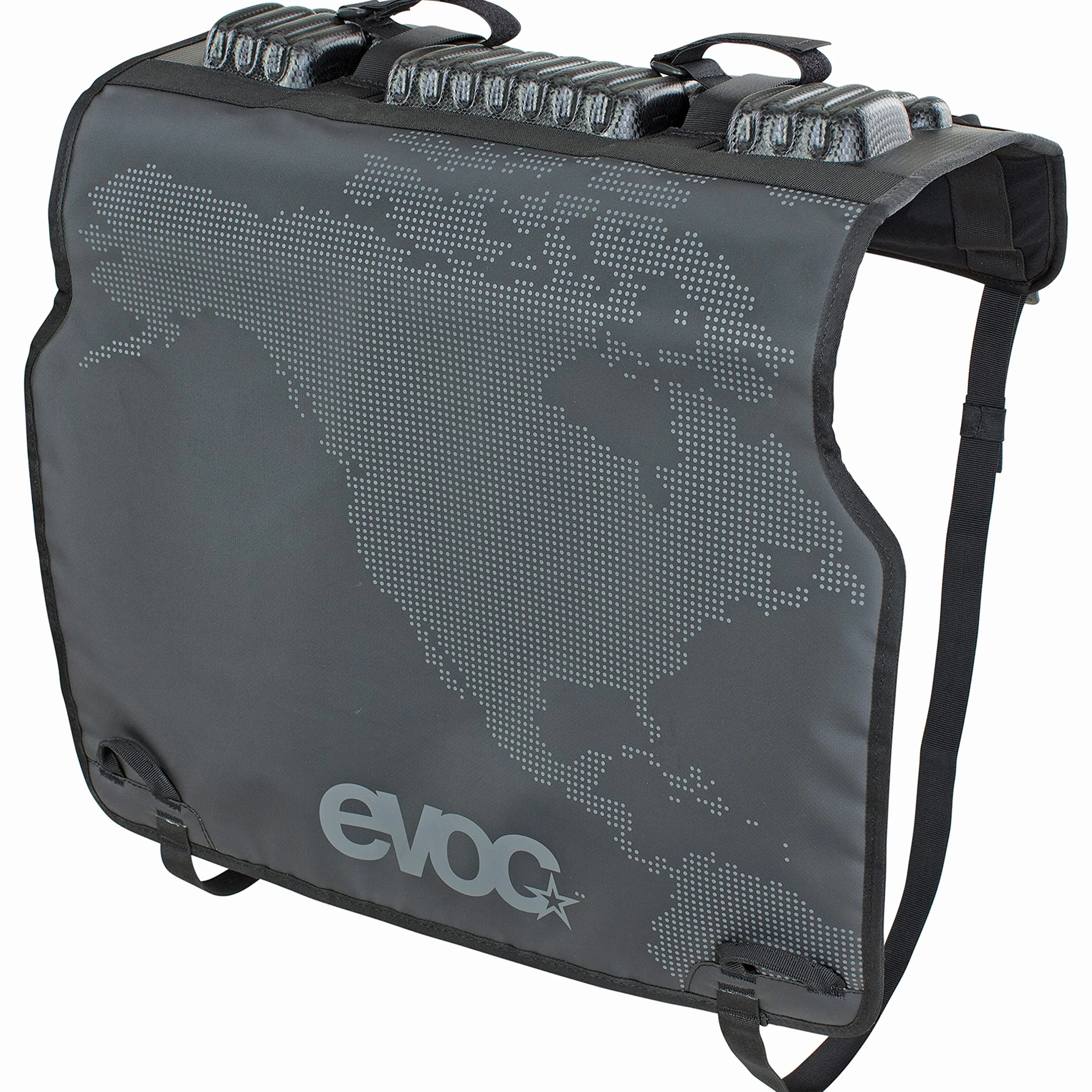 EVOC Tailgate Pad DUO per trasporto biciclette pickup, protettivo nero