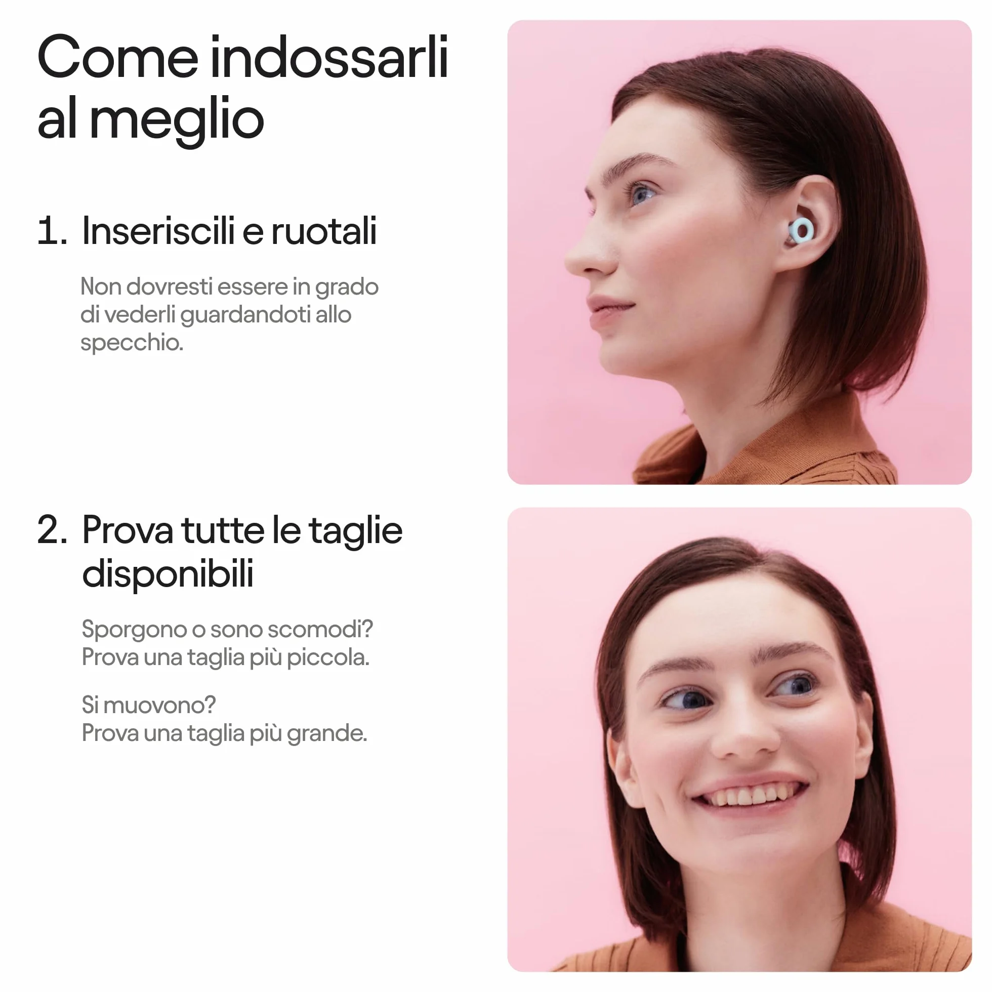 Loop Quiet 2 Tappi orecchie riduzione rumore 24dB SNR riutilizzabili protezione udito