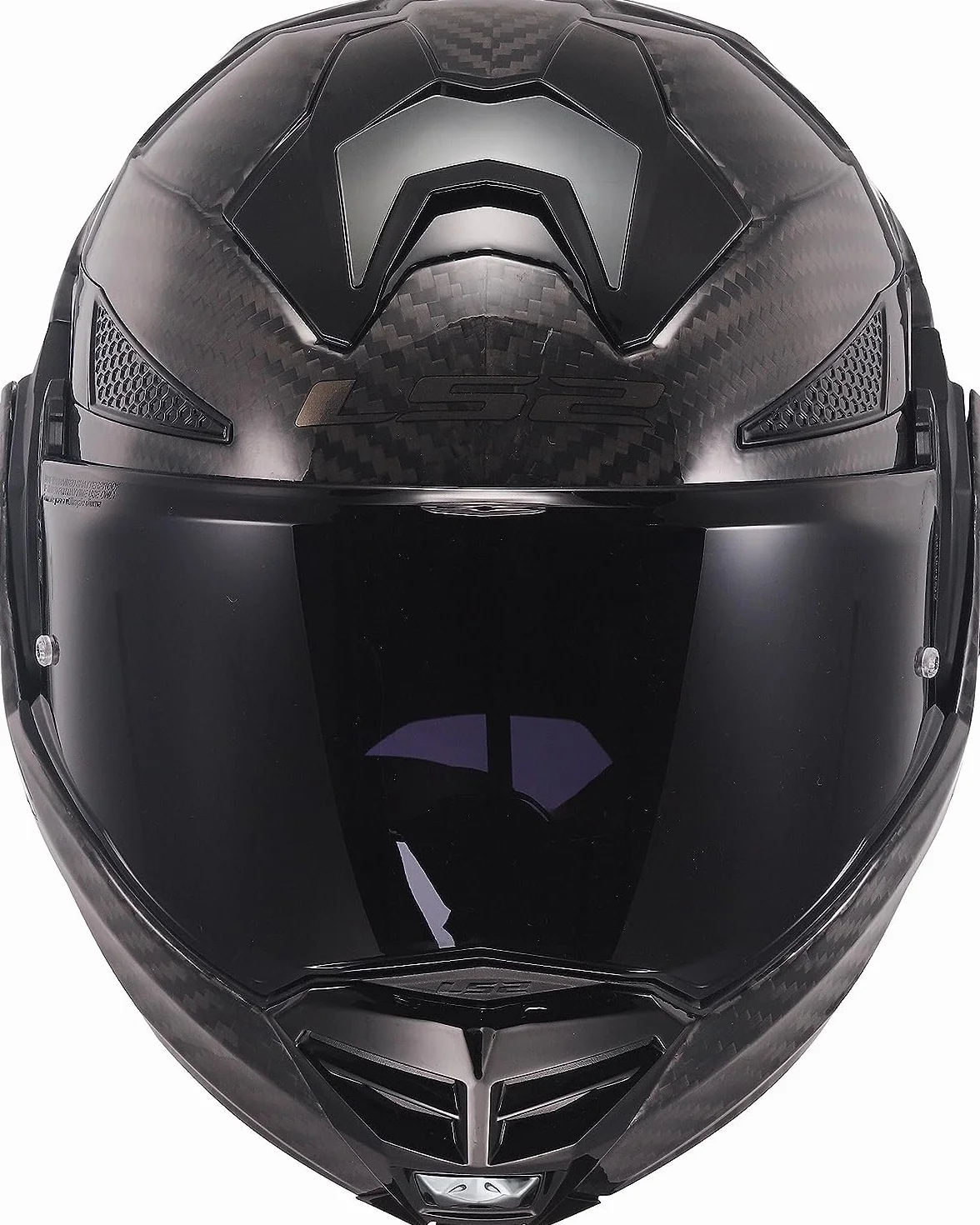 LS2, Casco moto modulare ADVANT X CARBON Gloss Carbon, S