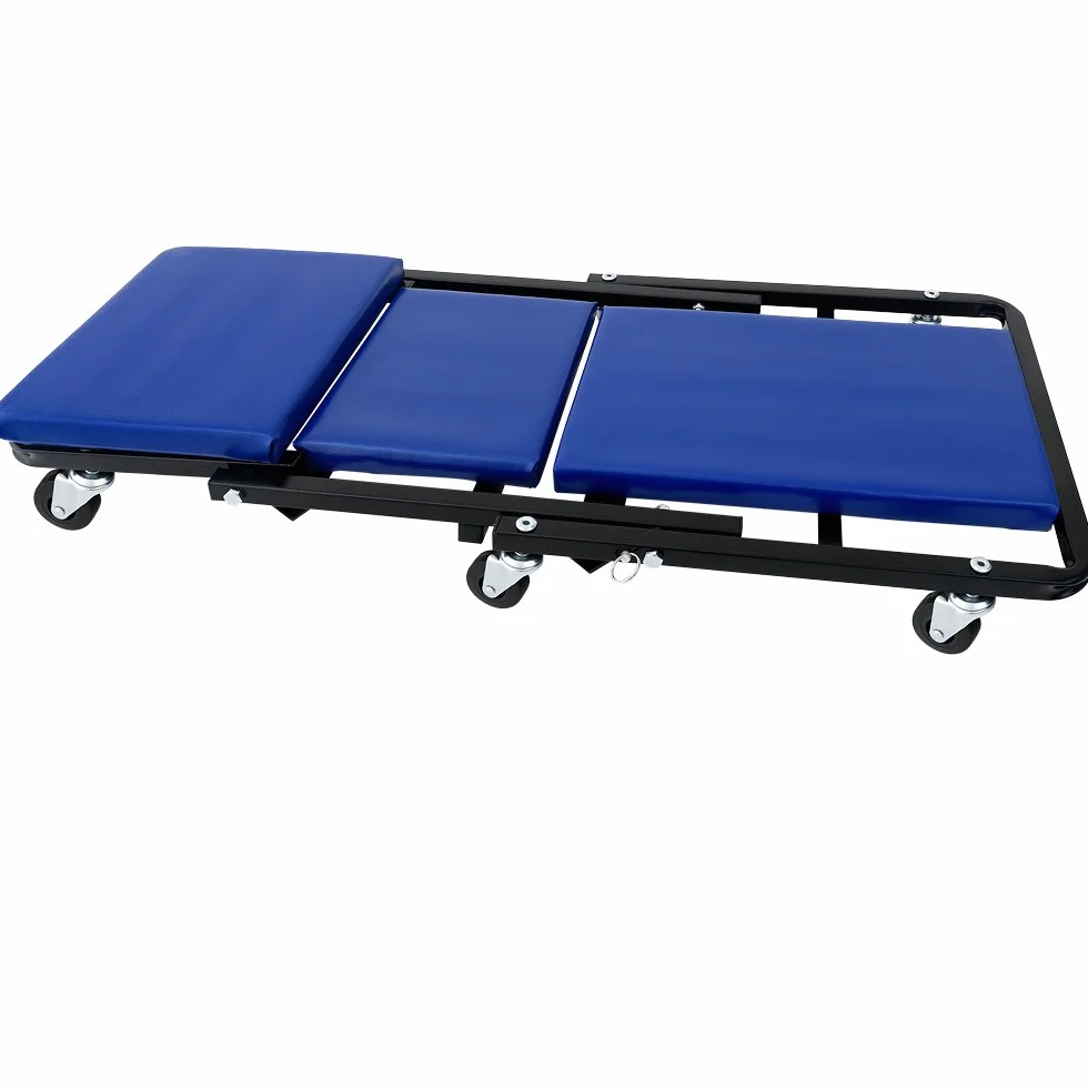 Deuba® 2in1 Carrello sotto Auto Sgabello da Officina Lettino Sottomacchina Carico Max 150 kg Pedana Montaggio Riparazioni Meccanico con 6 Ruote