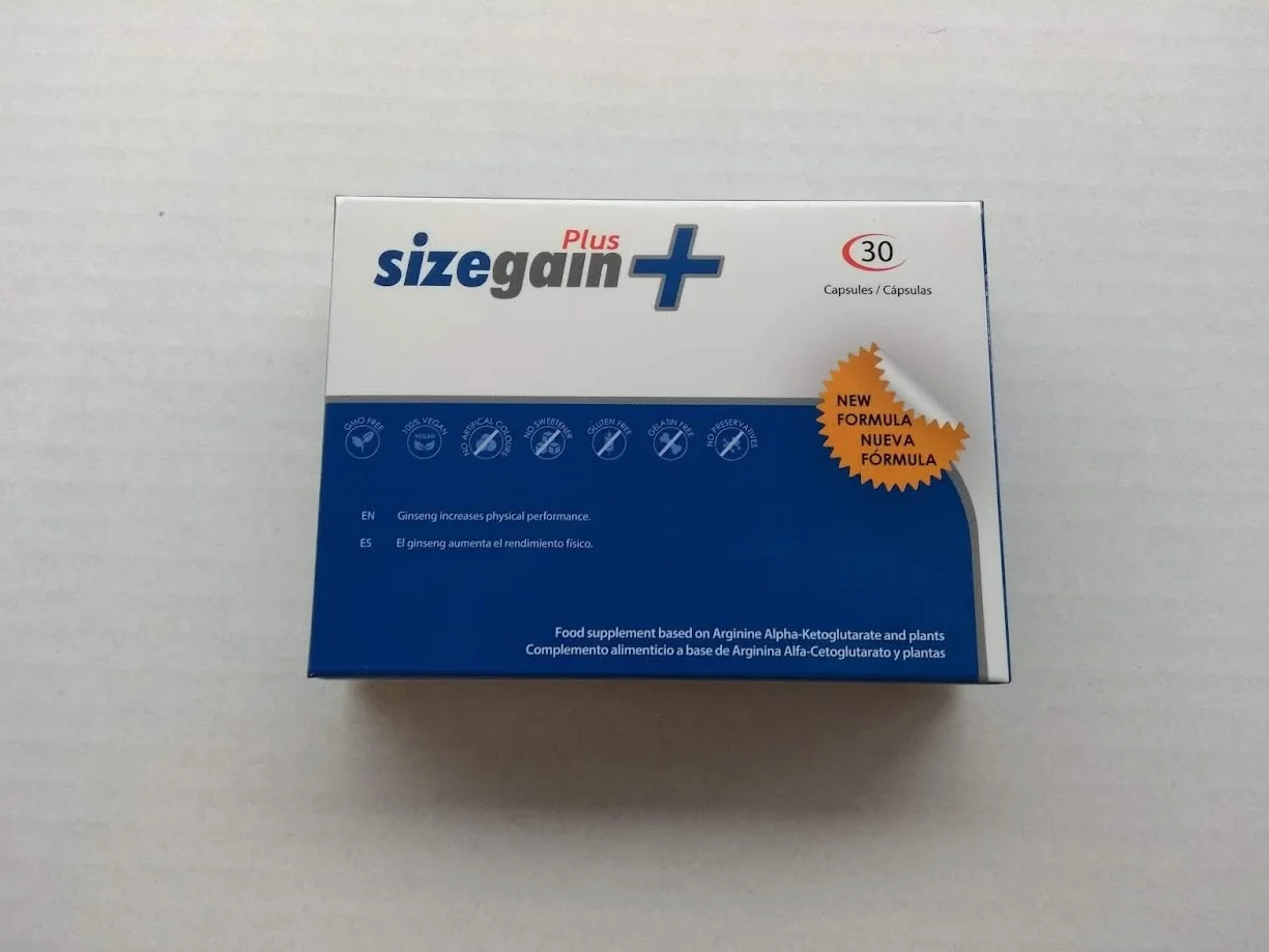 SizeGain Plus Pillole per Allungamento del Pene