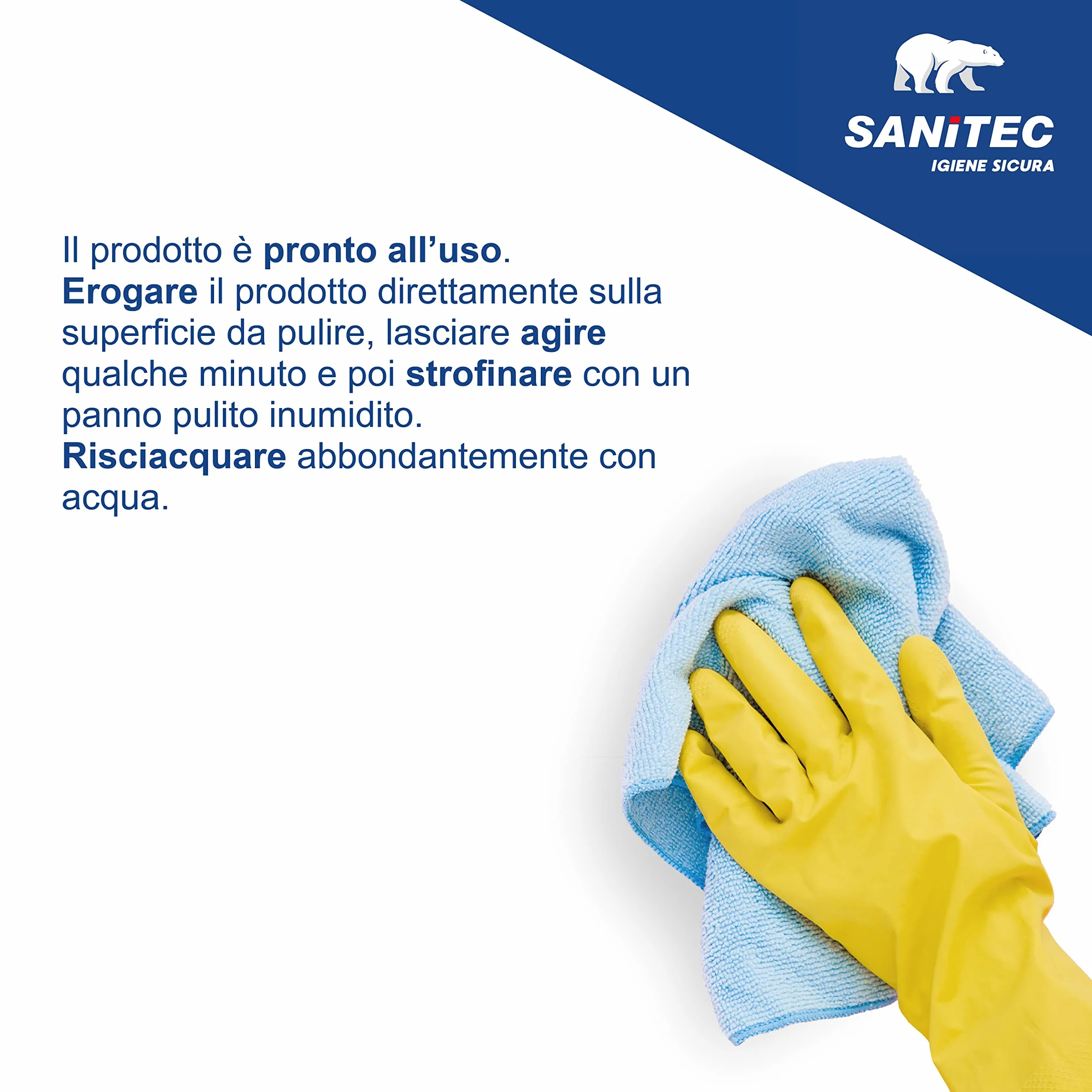 Sanitec Detergente Disincrostante Acido Fosforico Acido Citrico 750 ml