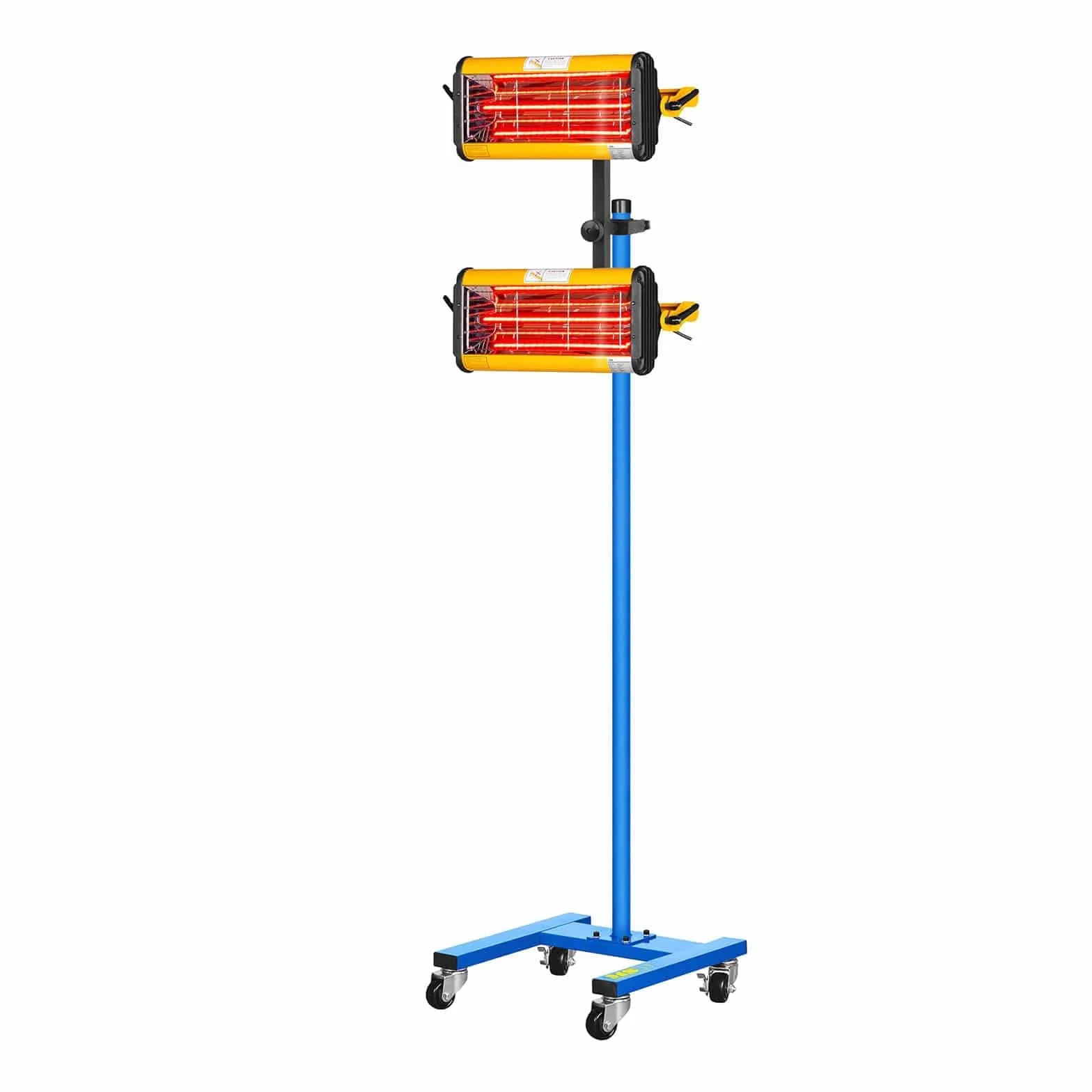 MSW IR-DRYER2000.2 Lampada Infrarossi per Carrozzeria Lampada per Carrozzeria (2200 W, 2 Pannelli, 40–100 °C, Superficie di Asciugamento 800 x 800 mm, Altezza Massima 213,5 cm, Timer 1–60 min)